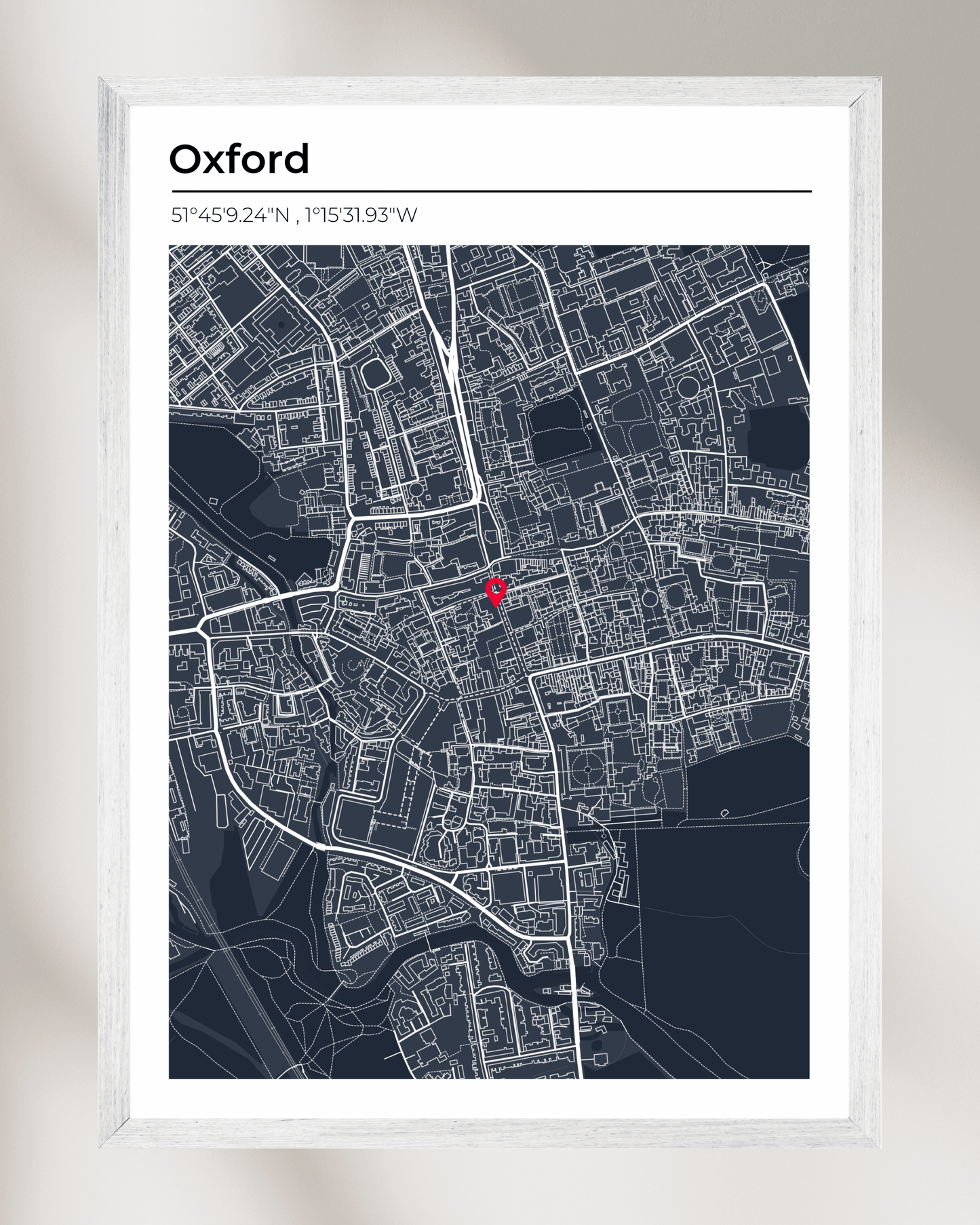 Personalised Map of Oxford