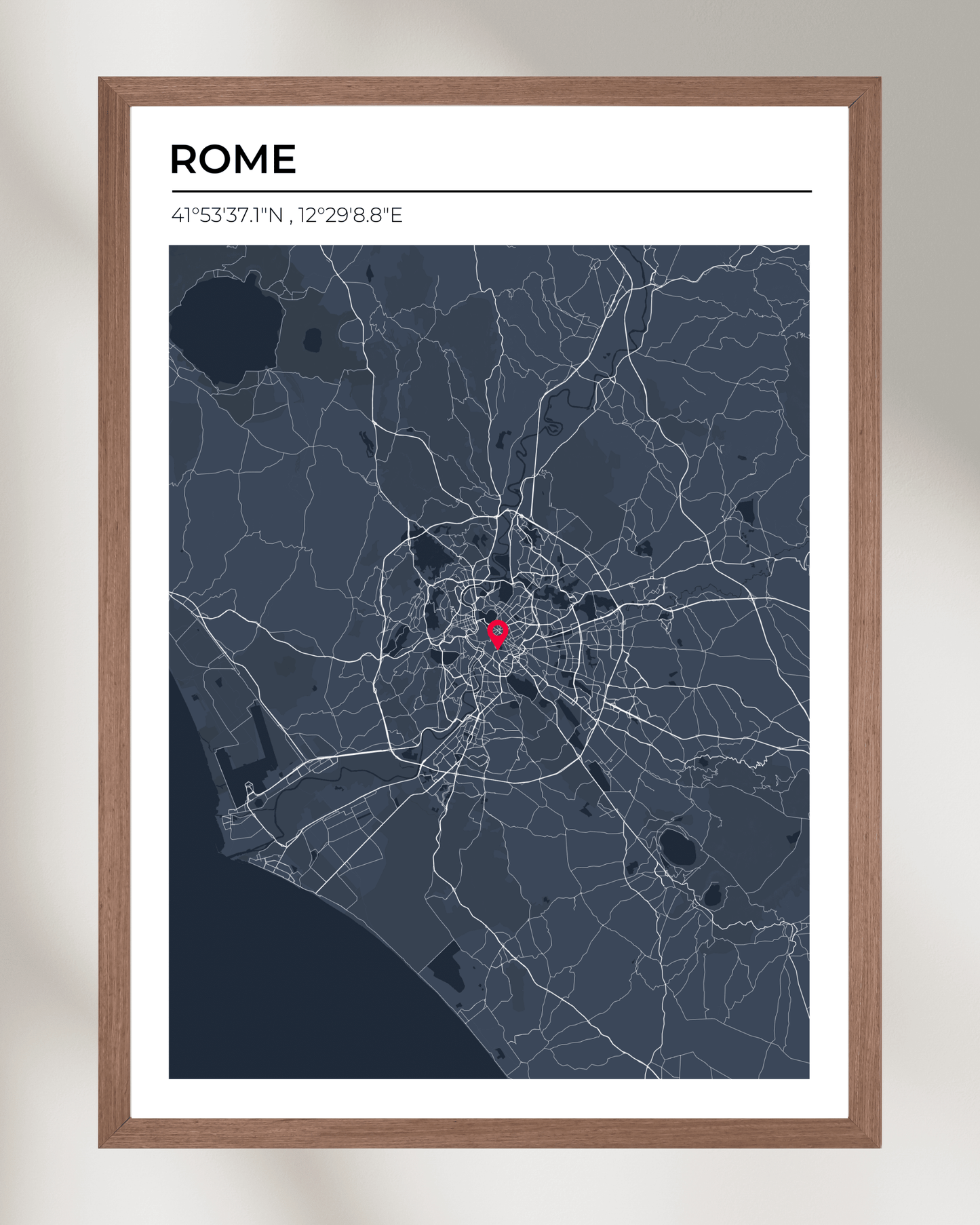 Personalised Map of Rome