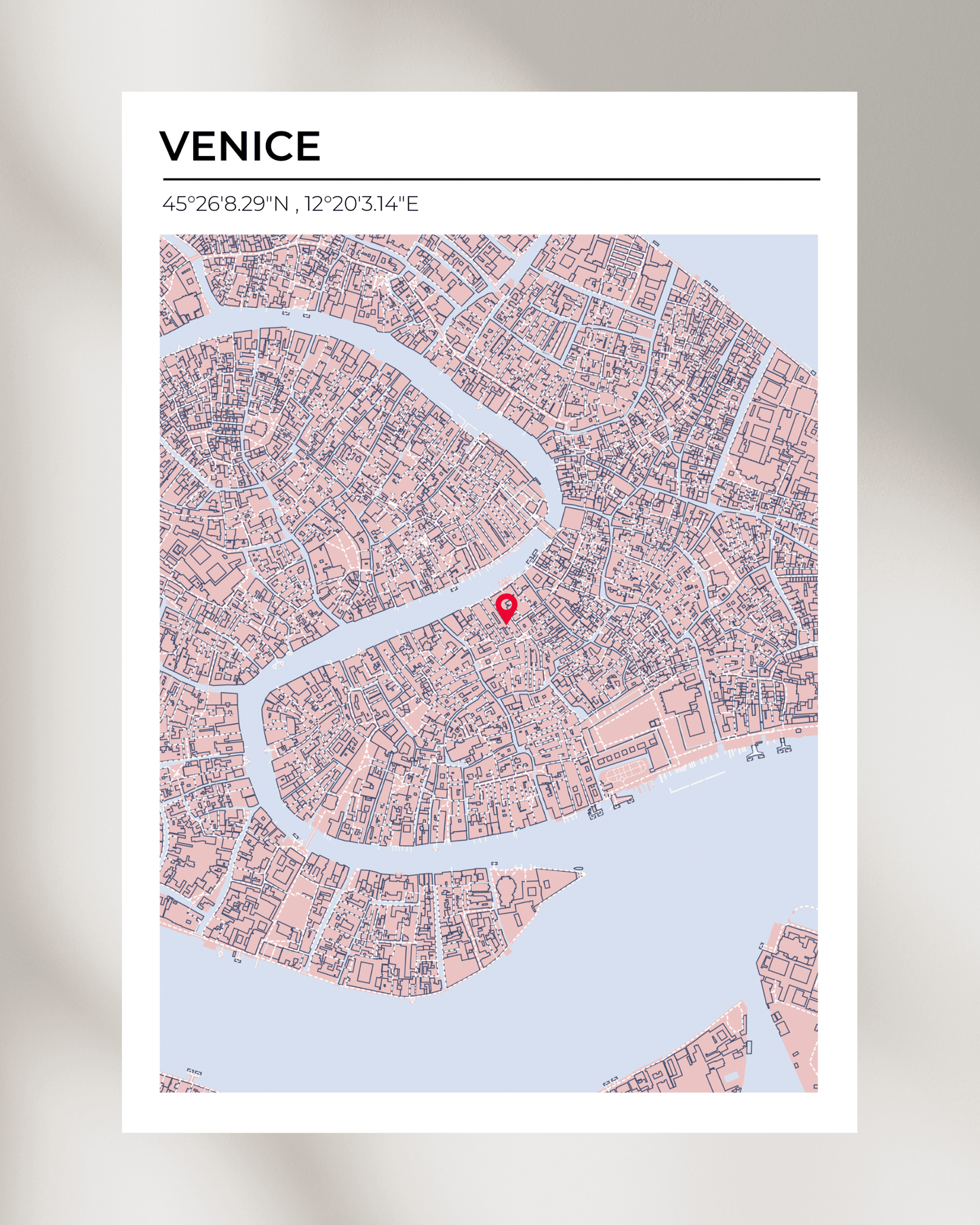 Personalised Map of Venice