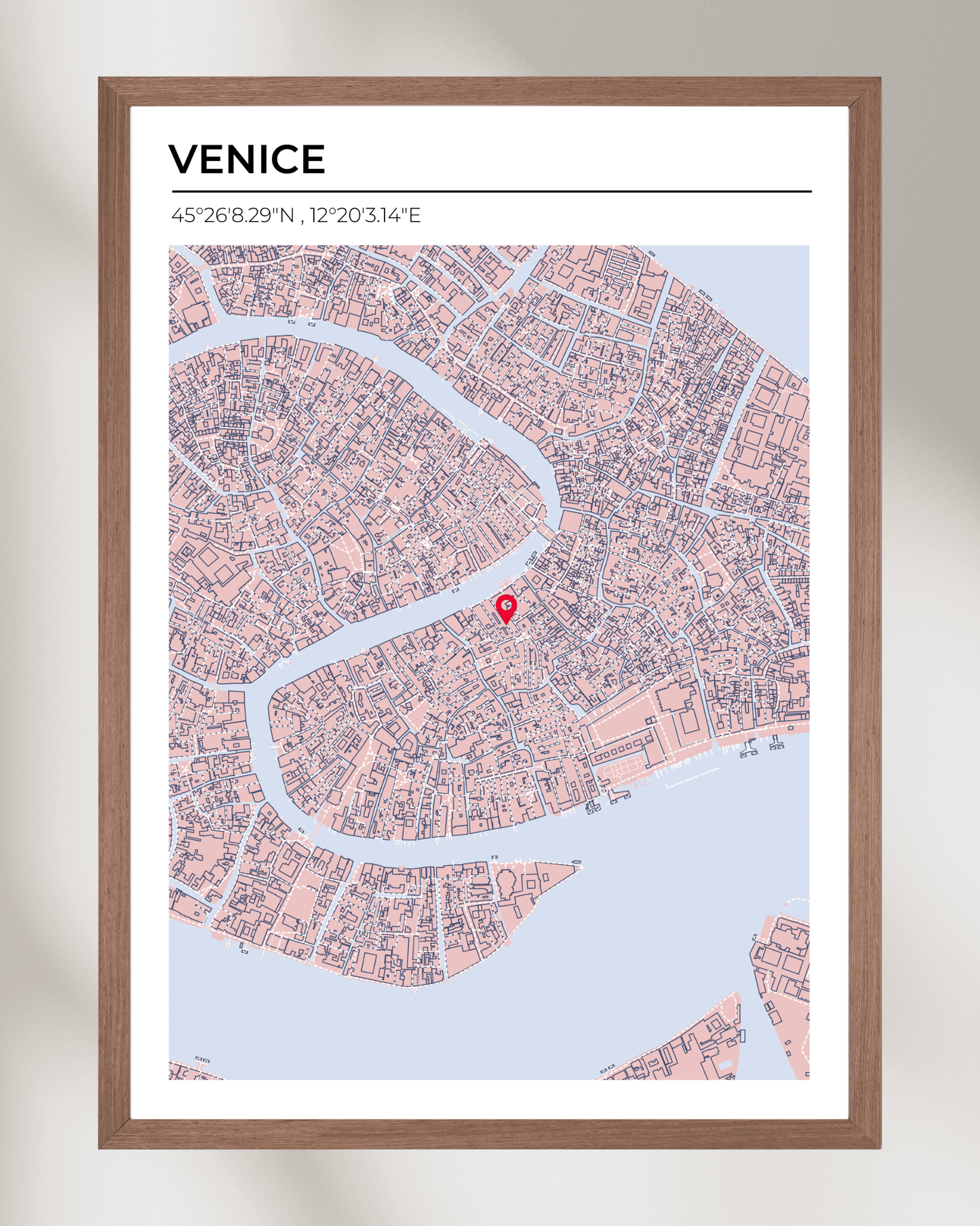 Personalised Map of Venice