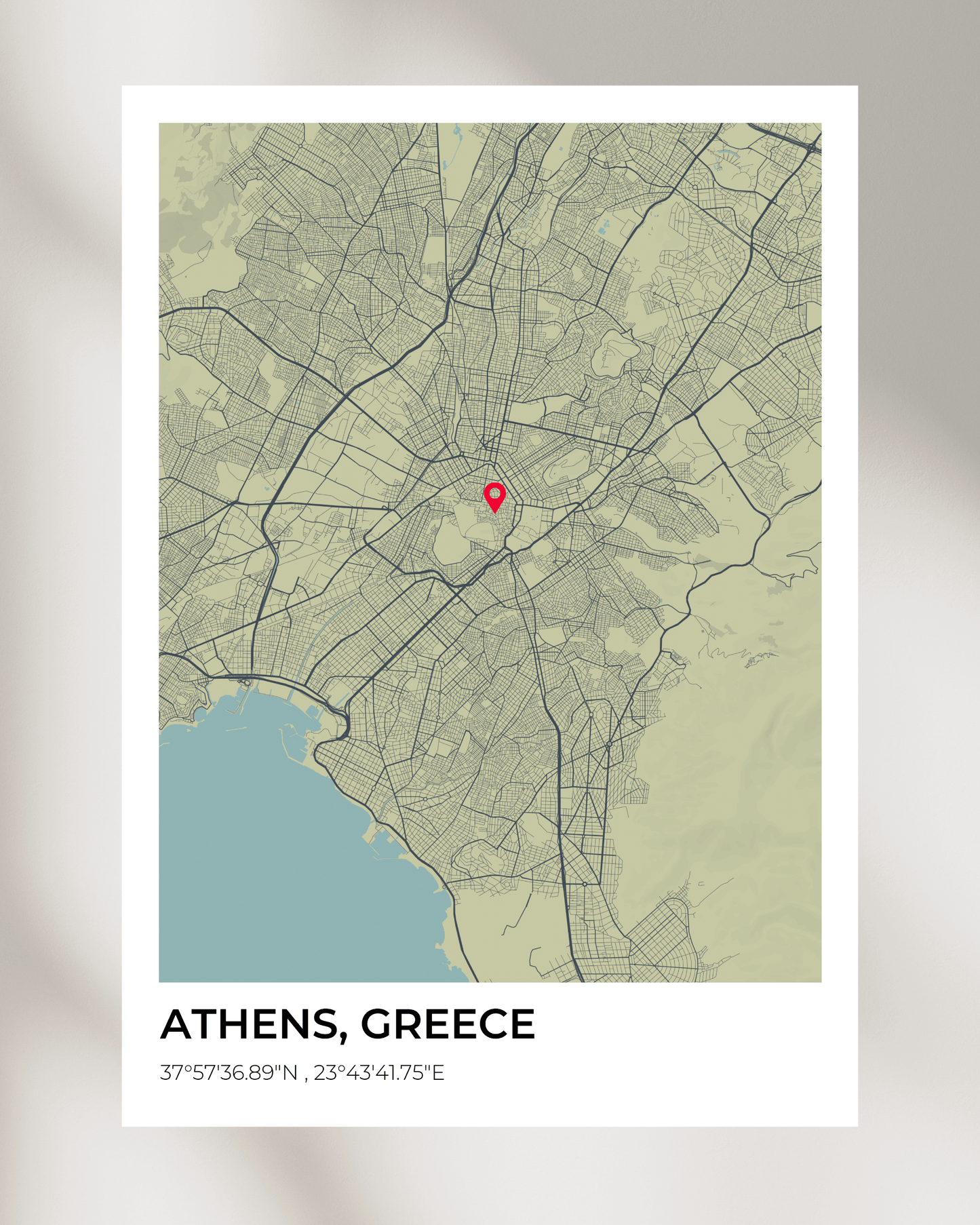 Personalised Map of Athens