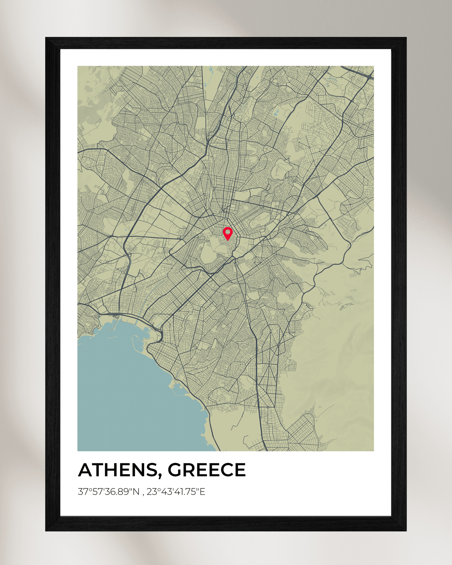 Personalised Map of Athens