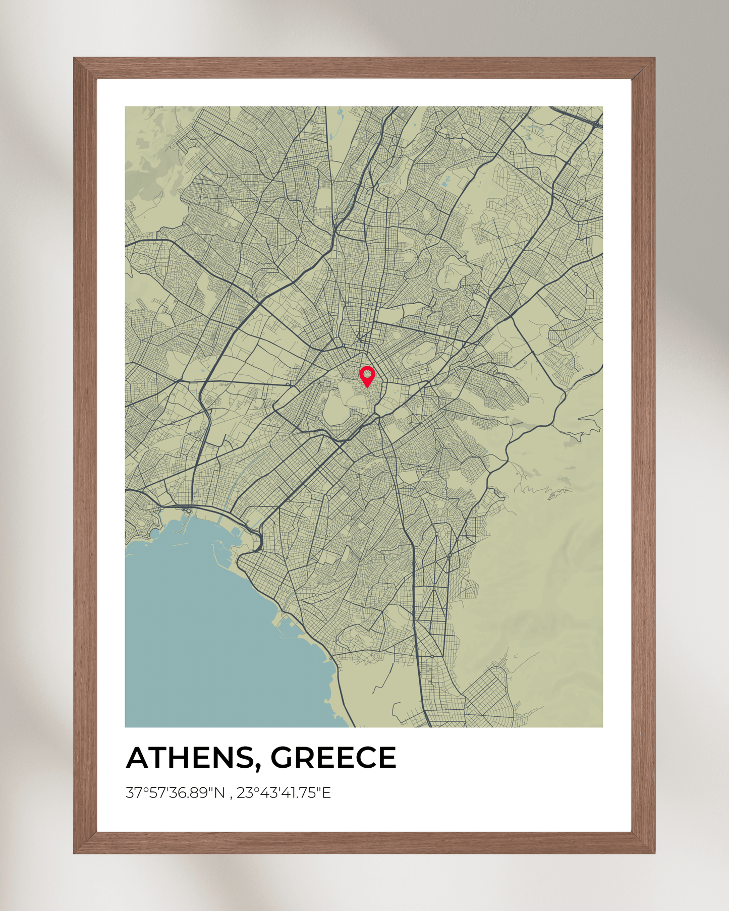 Personalised Map of Athens