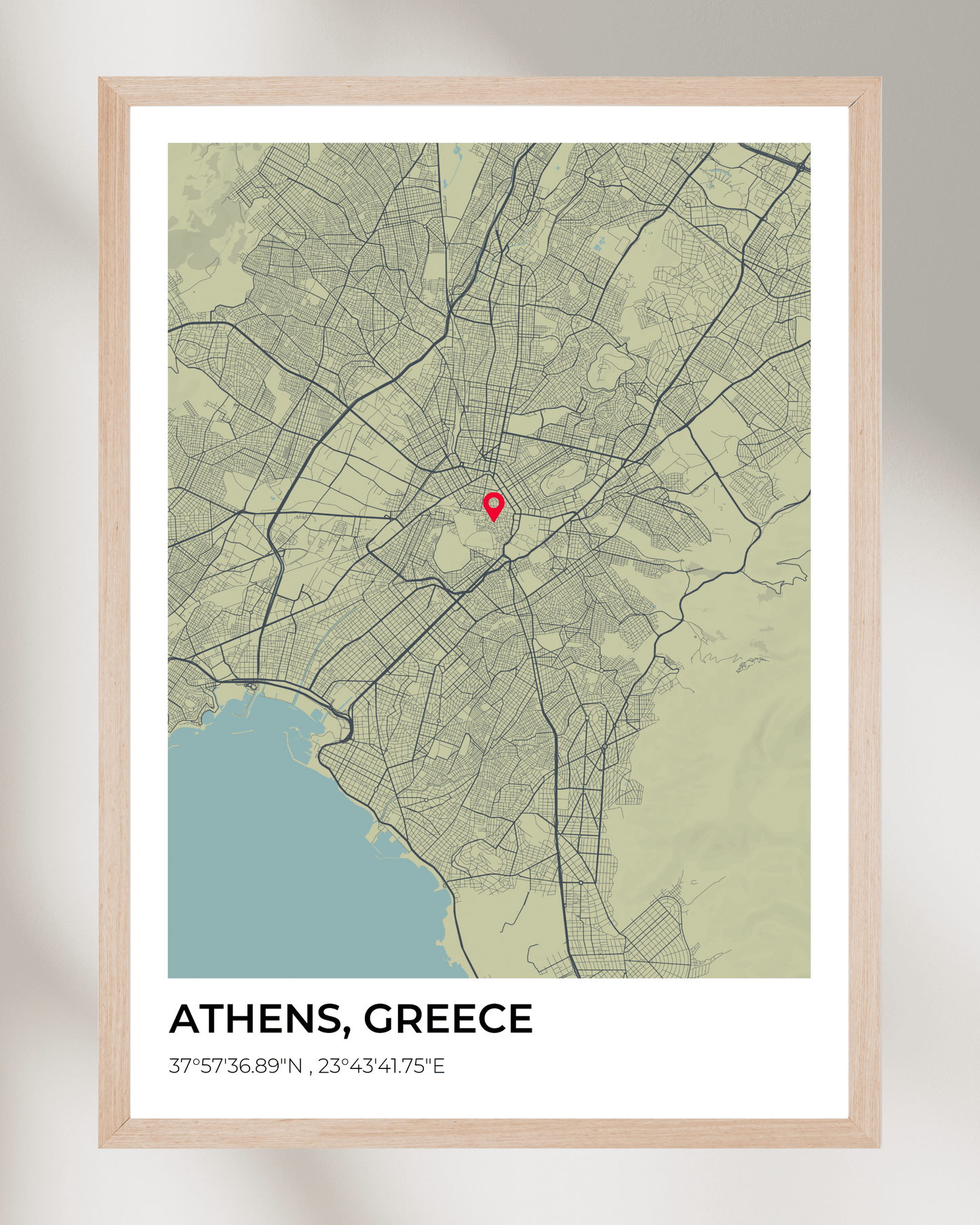 Personalised Map of Athens