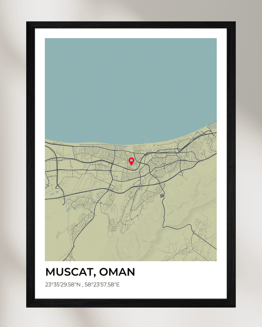 Personalised Map of Muscat