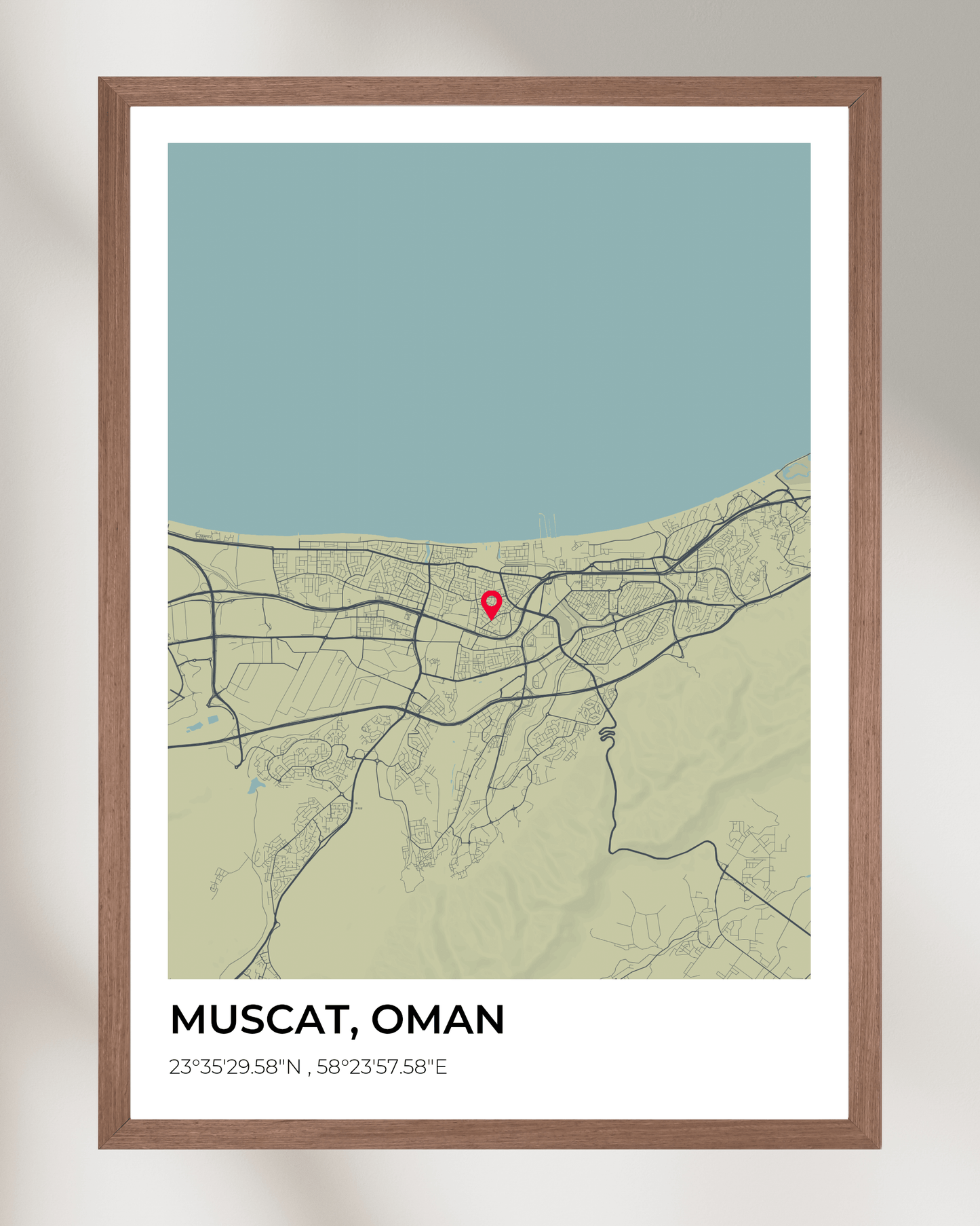 Personalised Map of Muscat