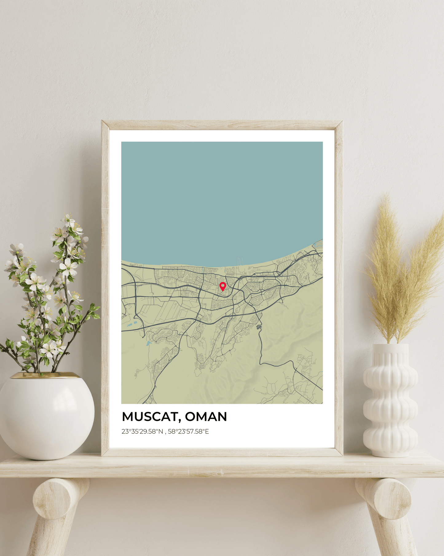 Personalised Map of Muscat