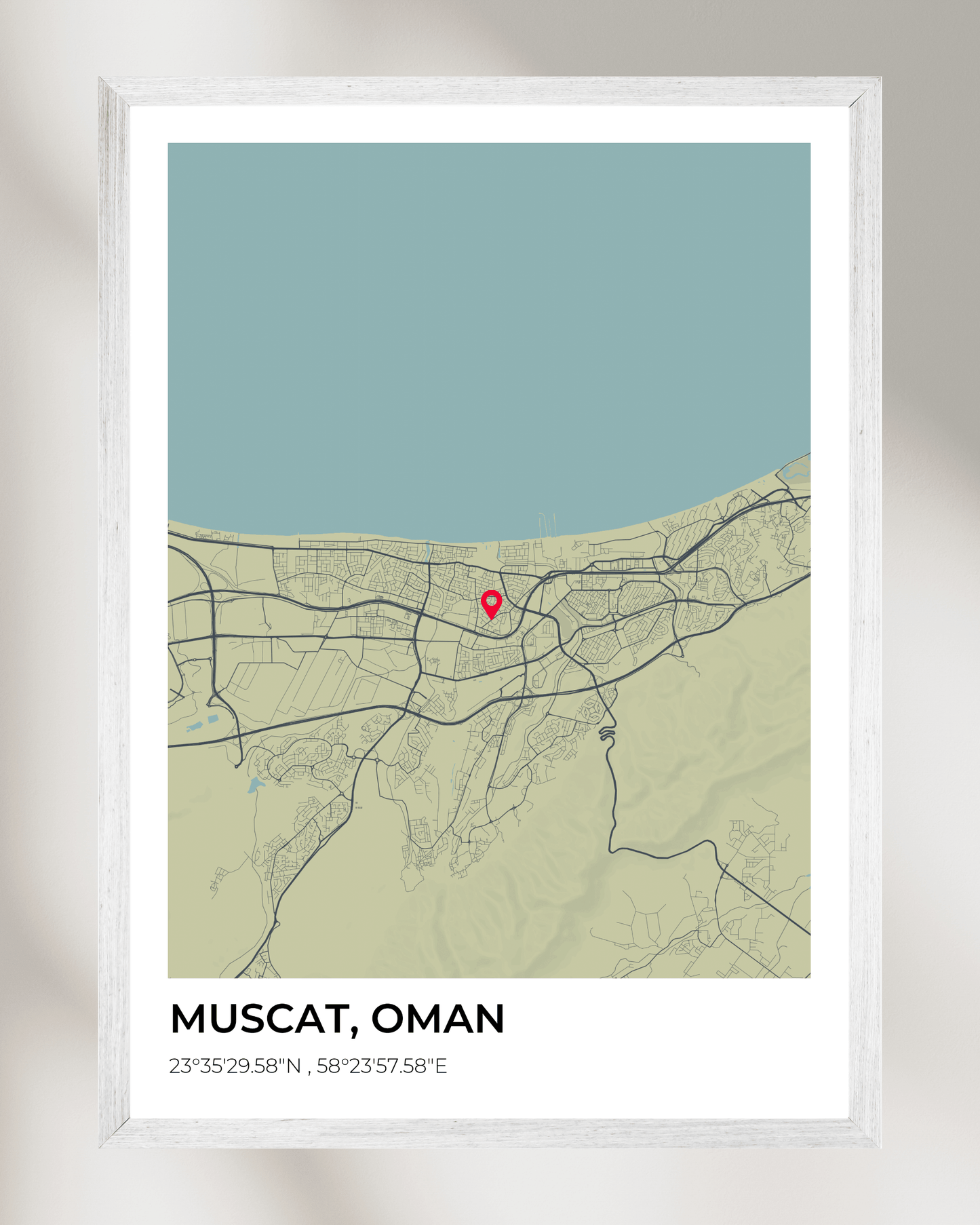 Personalised Map of Muscat