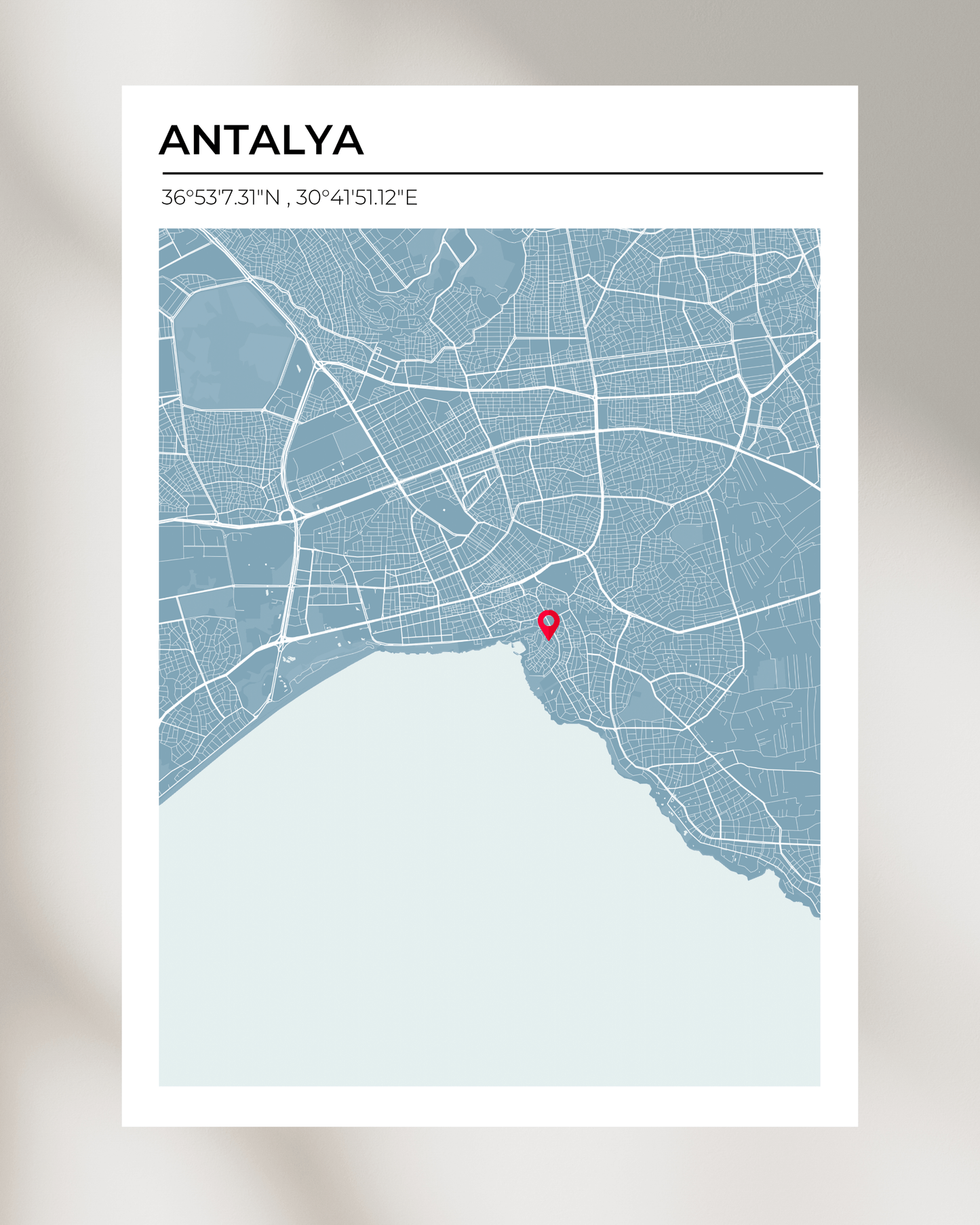 Personalised Map of Antalya