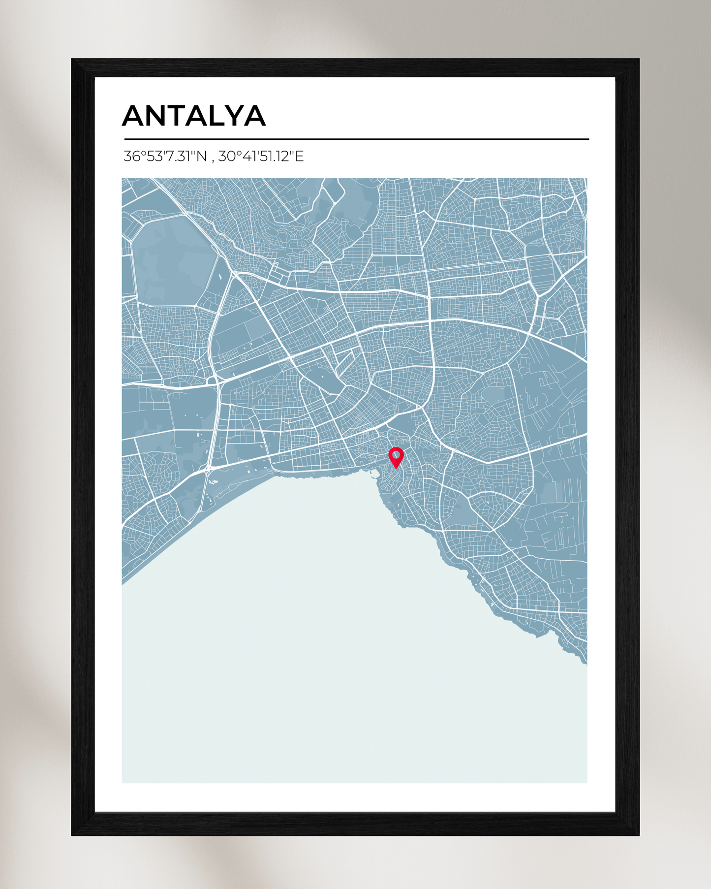 Personalised Map of Antalya