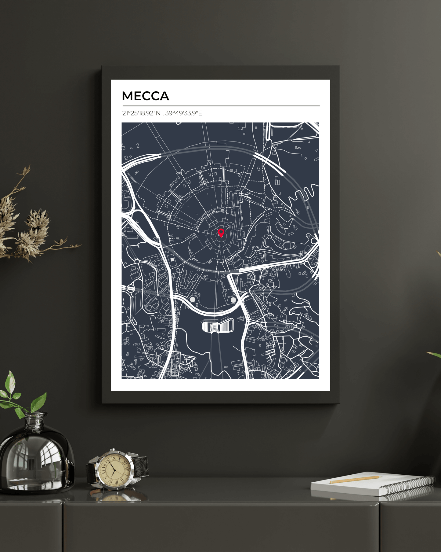 Personalised Map of Mecca