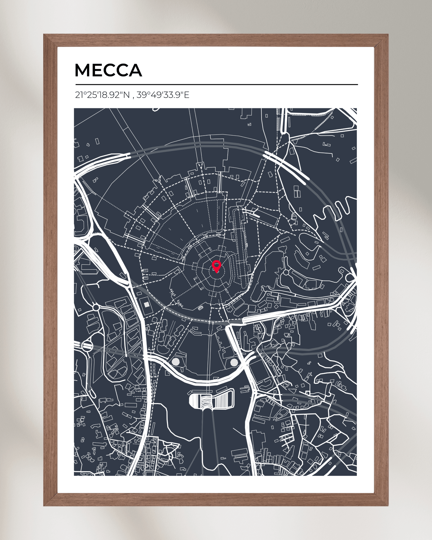 Personalised Map of Mecca