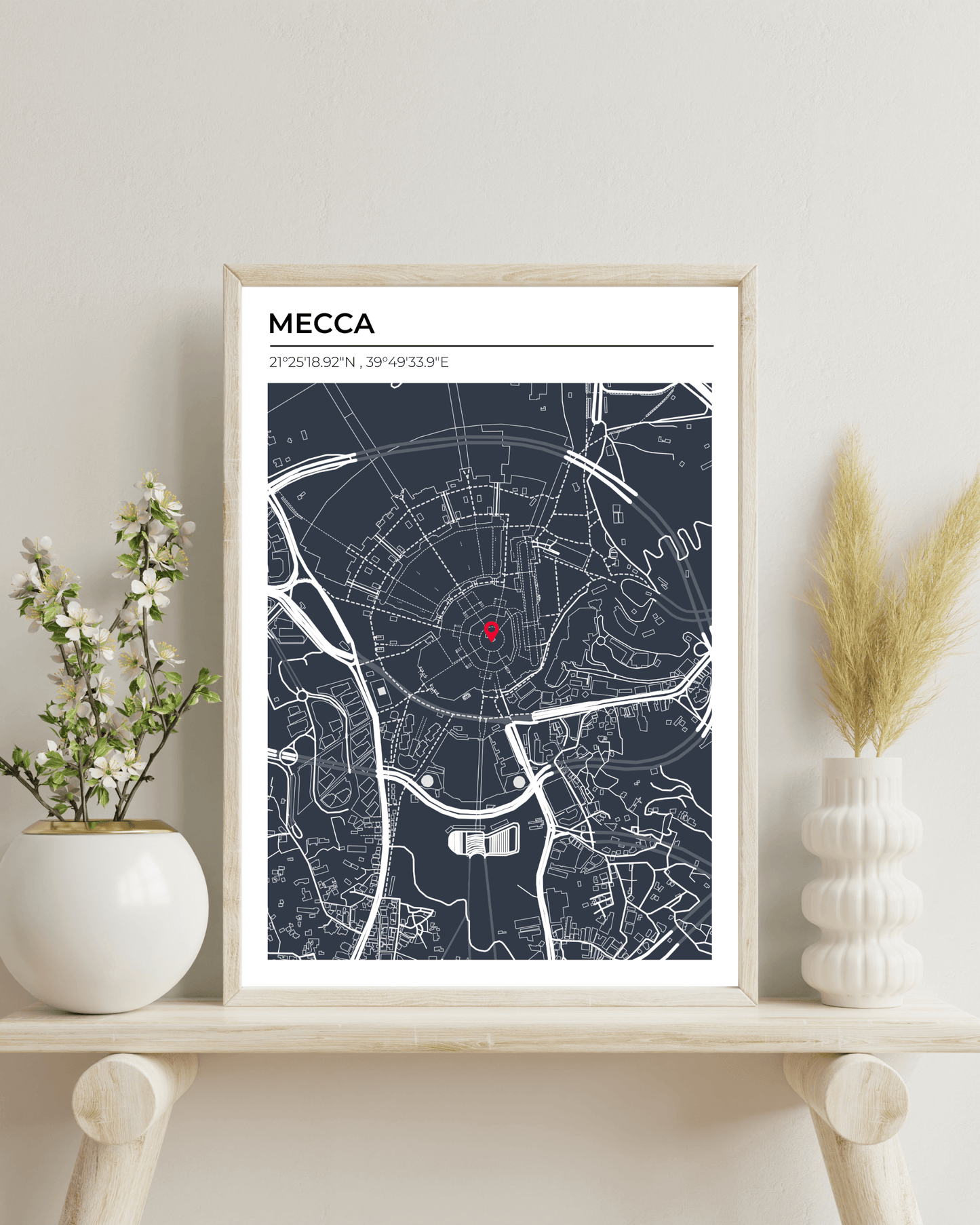 Personalised Map of Mecca