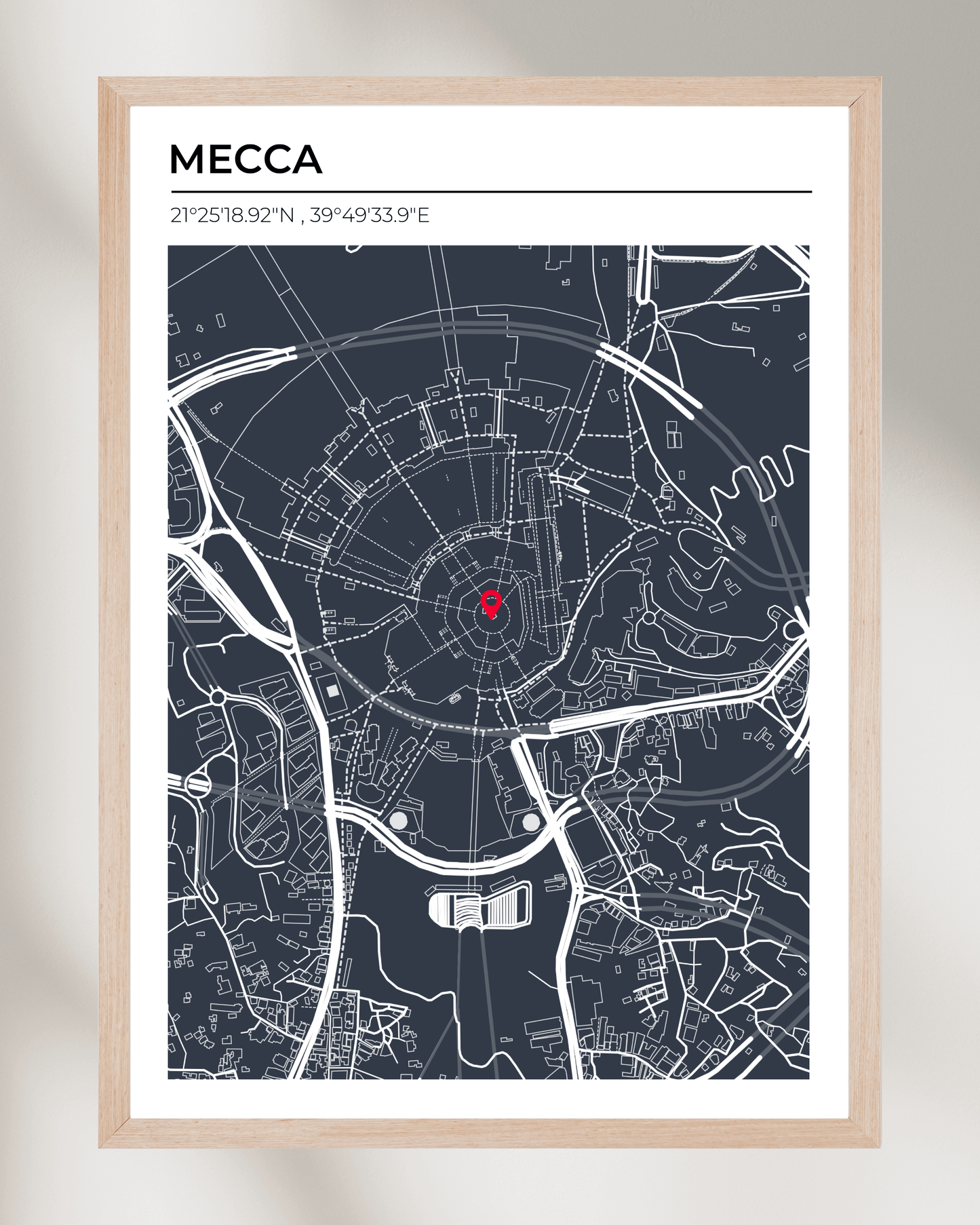 Personalised Map of Mecca