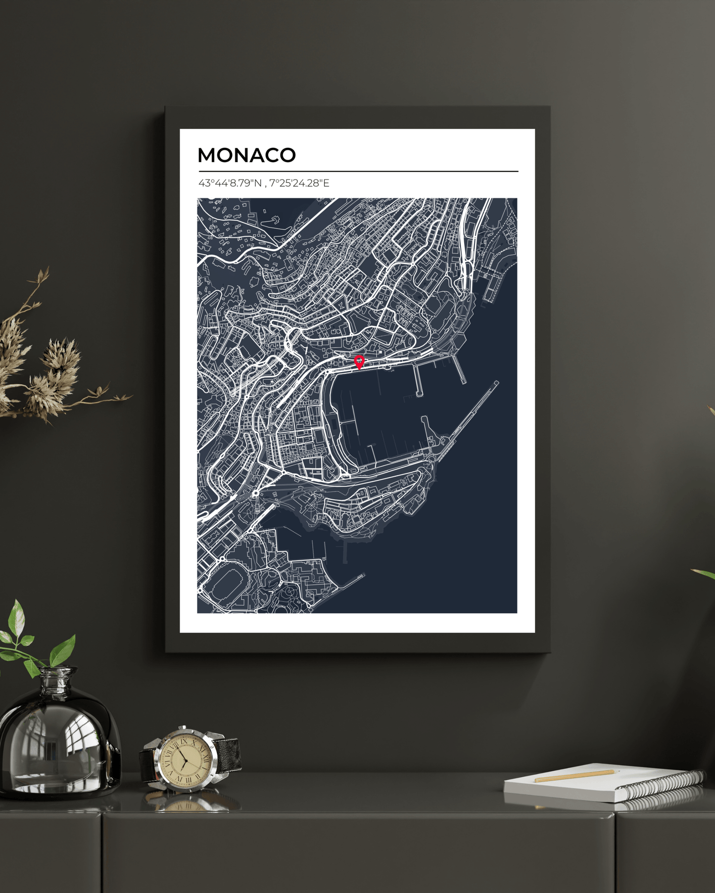 Personalised Map of Monaco