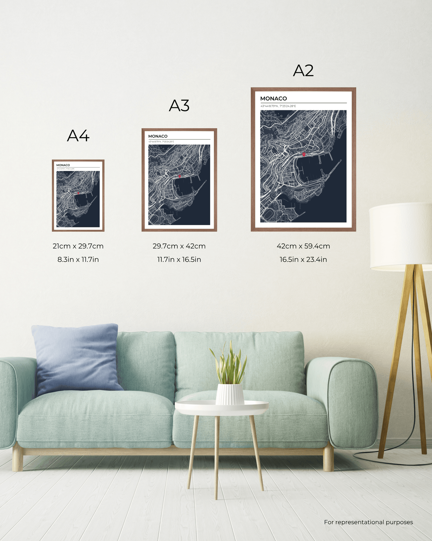 Personalised Map of Monaco