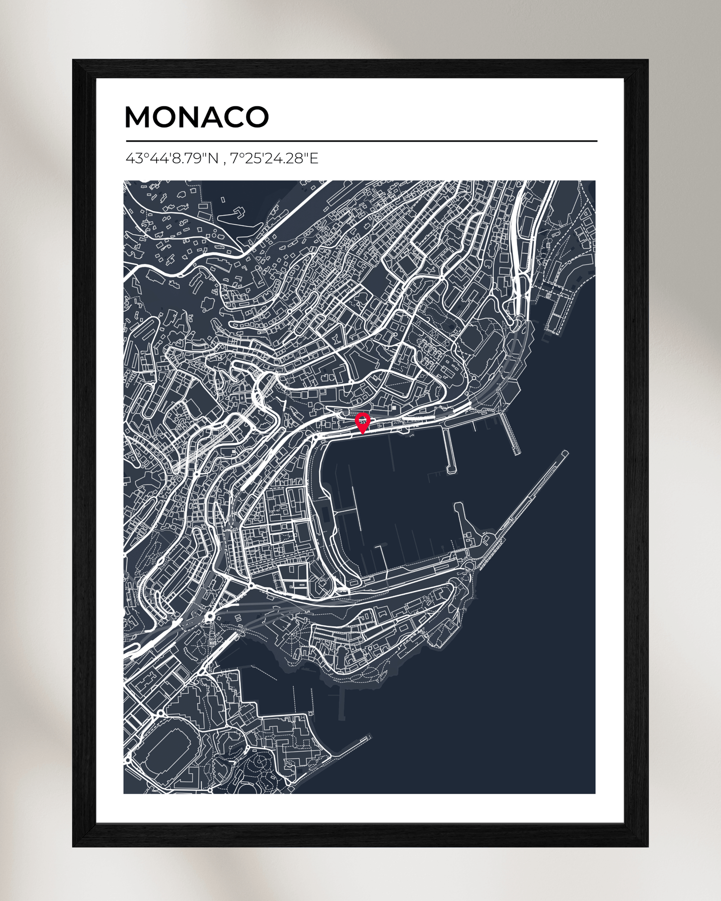 Personalised Map of Monaco