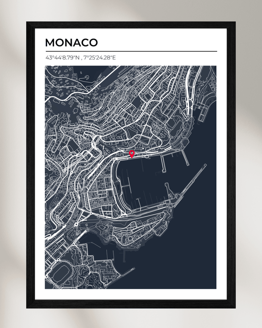 Personalised Map of Monaco