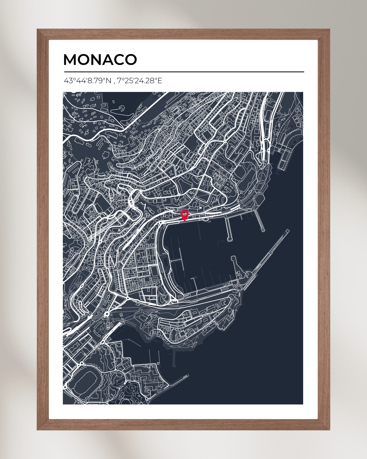 Personalised Map of Monaco