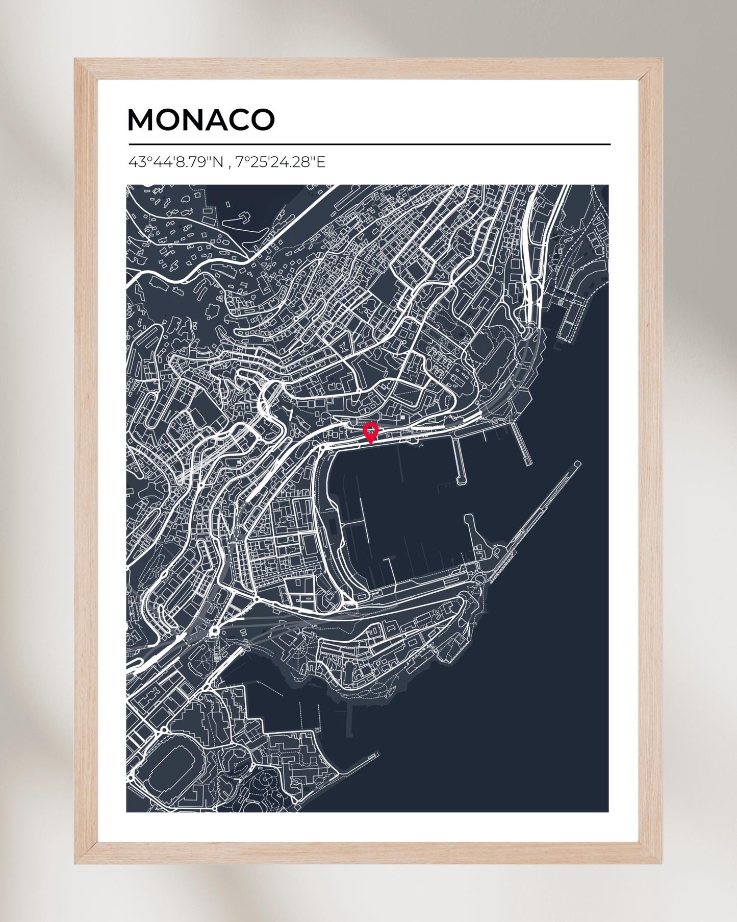 Personalised Map of Monaco