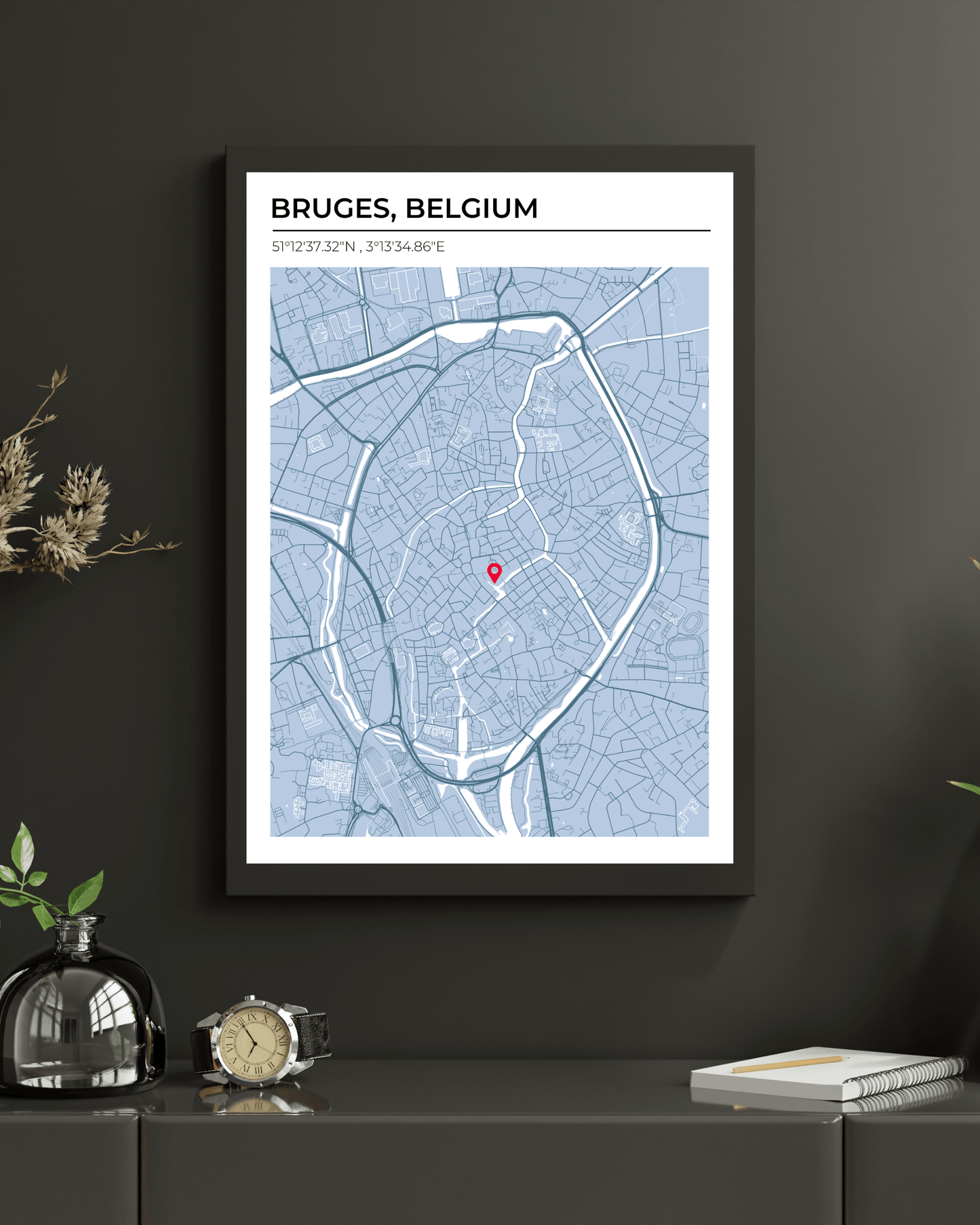 Personalised Map of Bruges