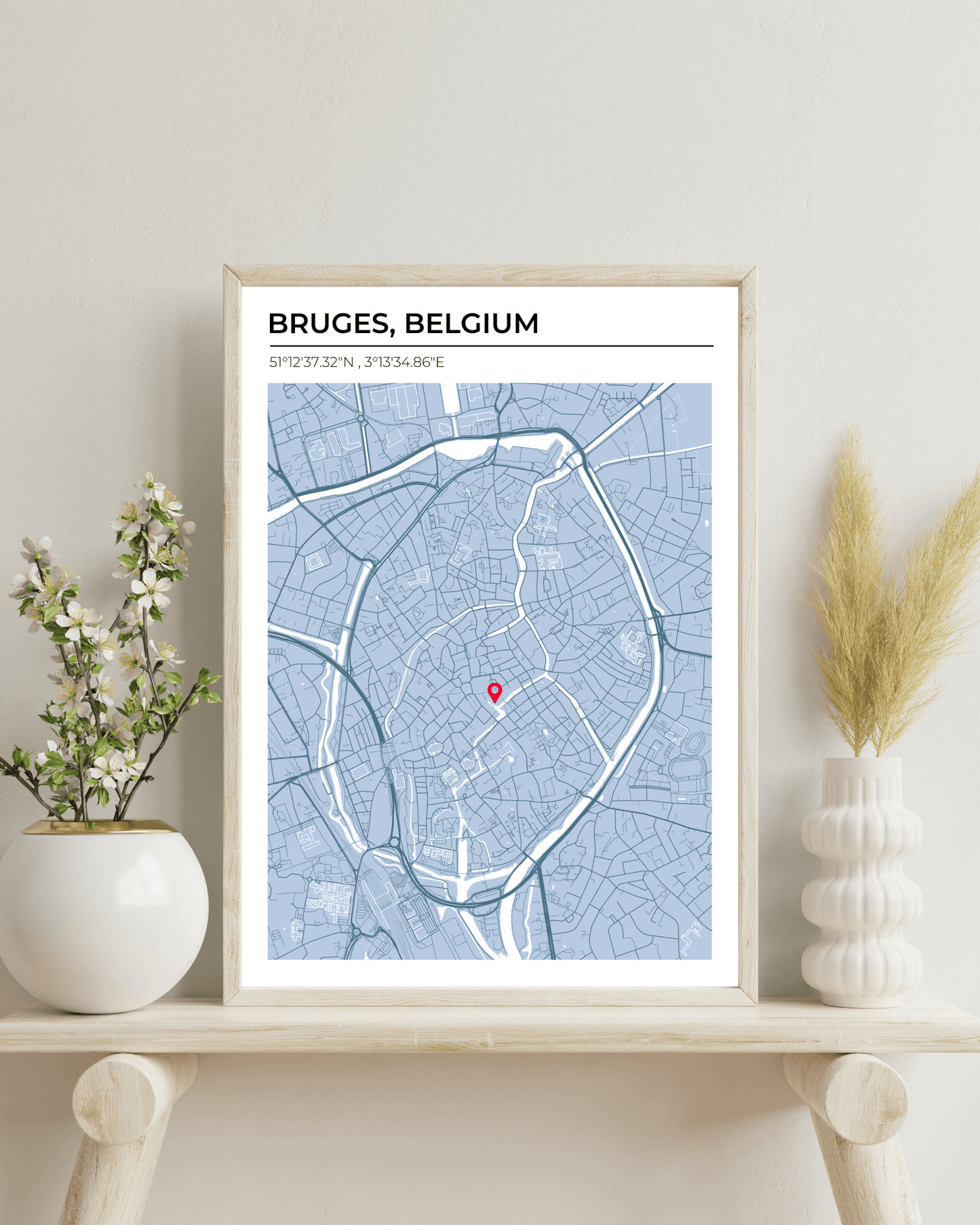 Personalised Map of Bruges