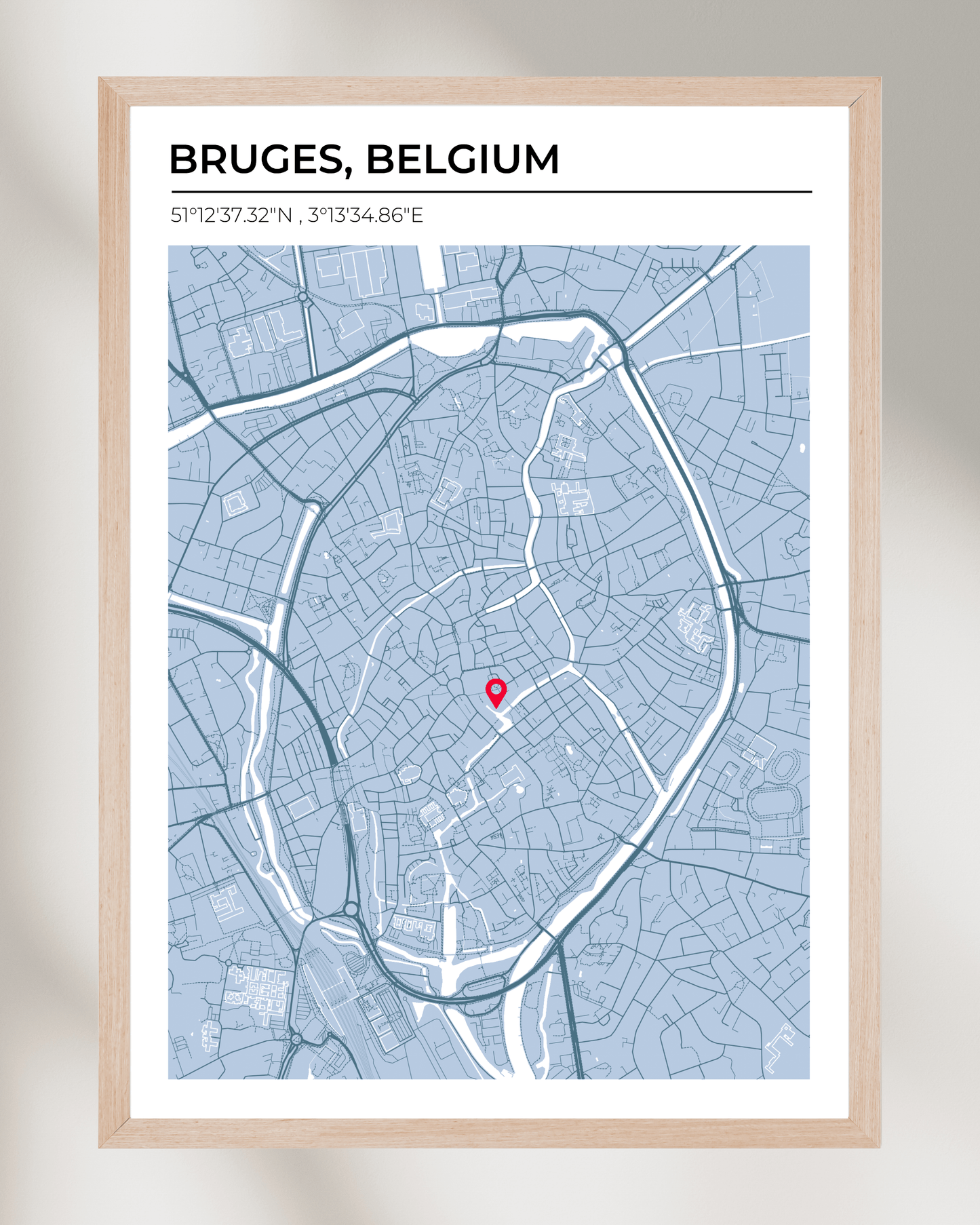 Personalised Map of Bruges