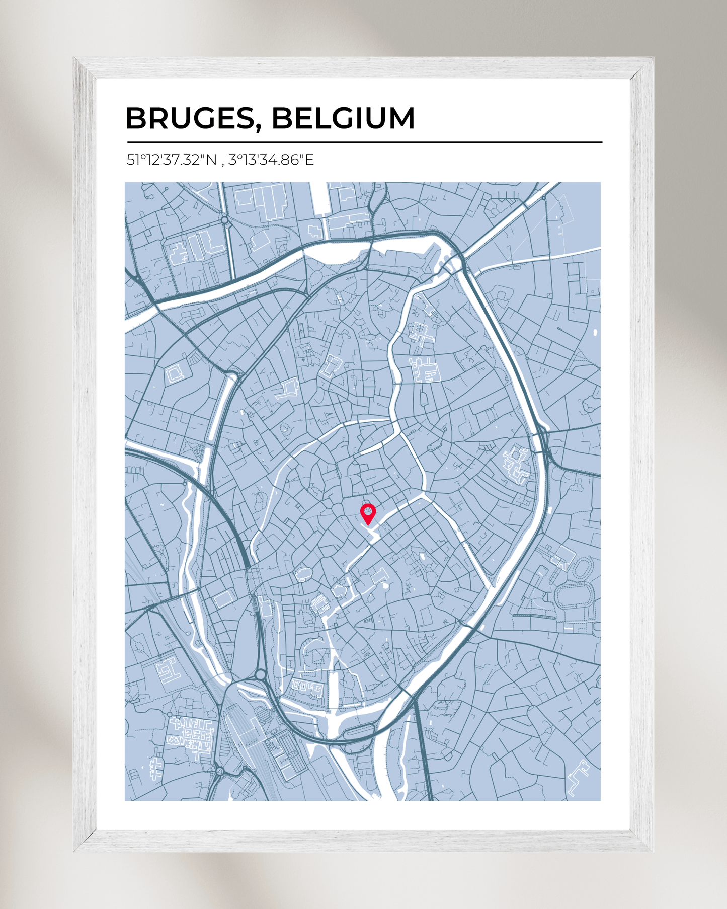 Personalised Map of Bruges