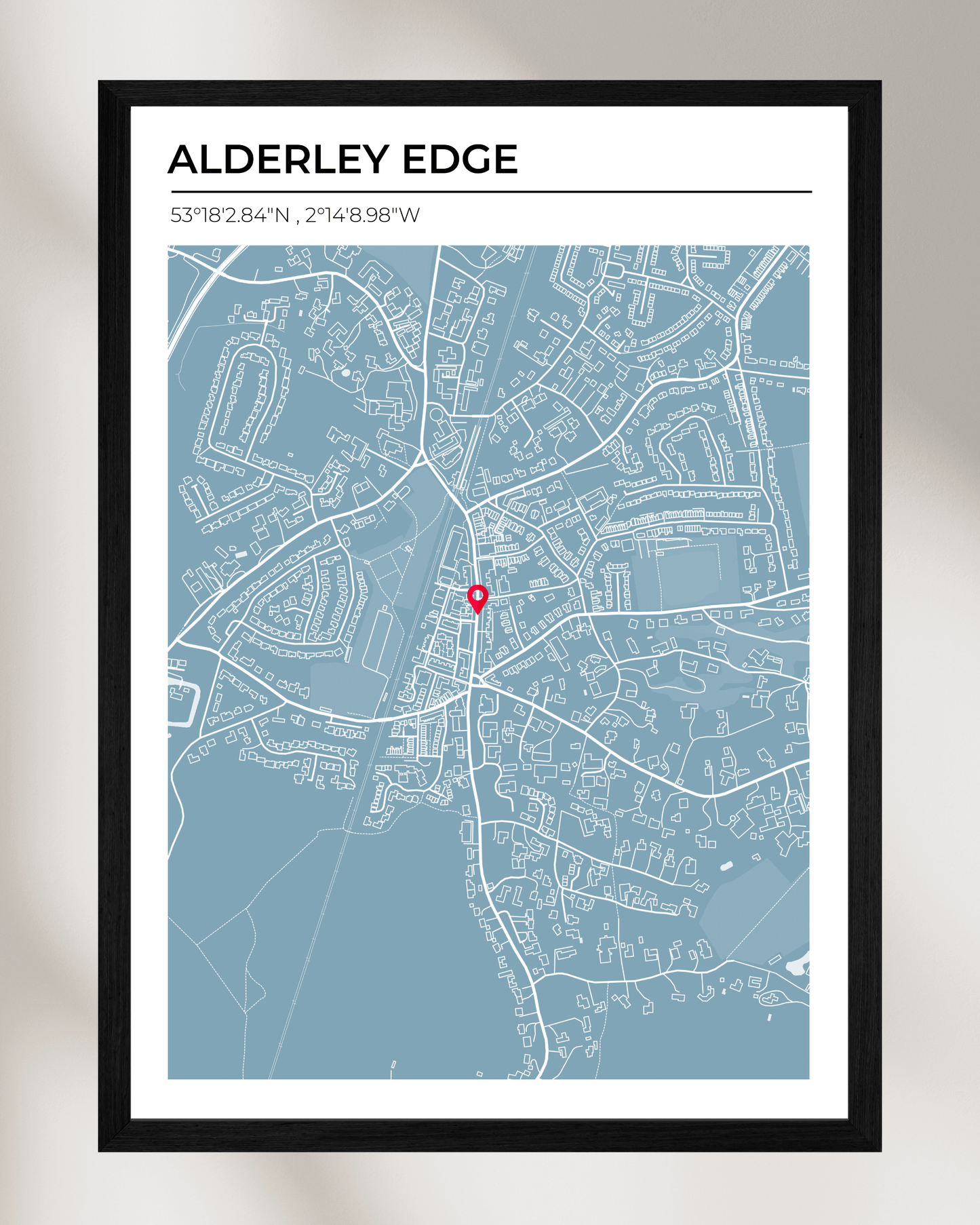 Personalised Map of Alderley Edge