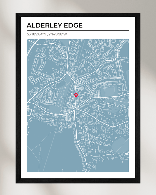 Personalised Map of Alderley Edge