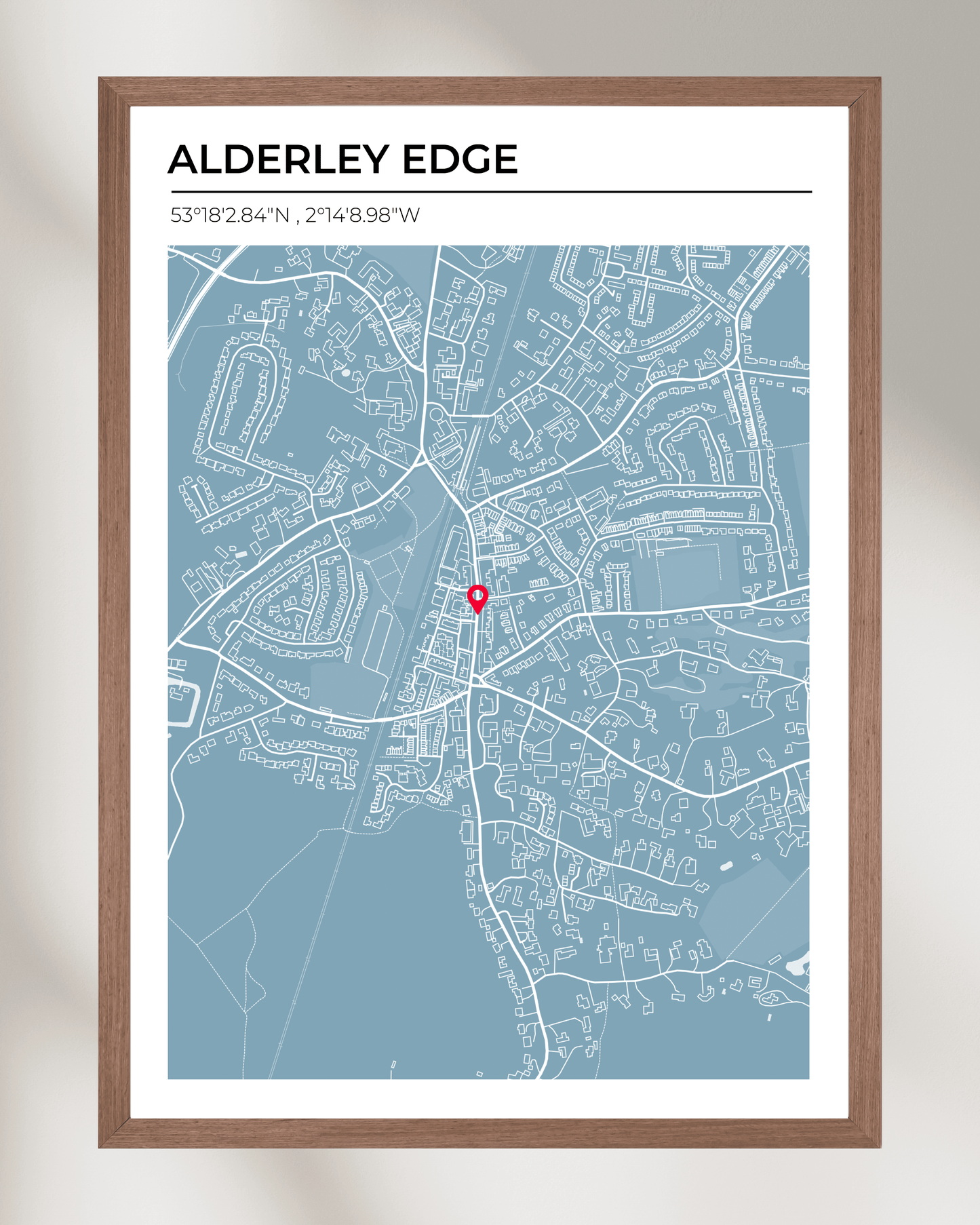 Personalised Map of Alderley Edge