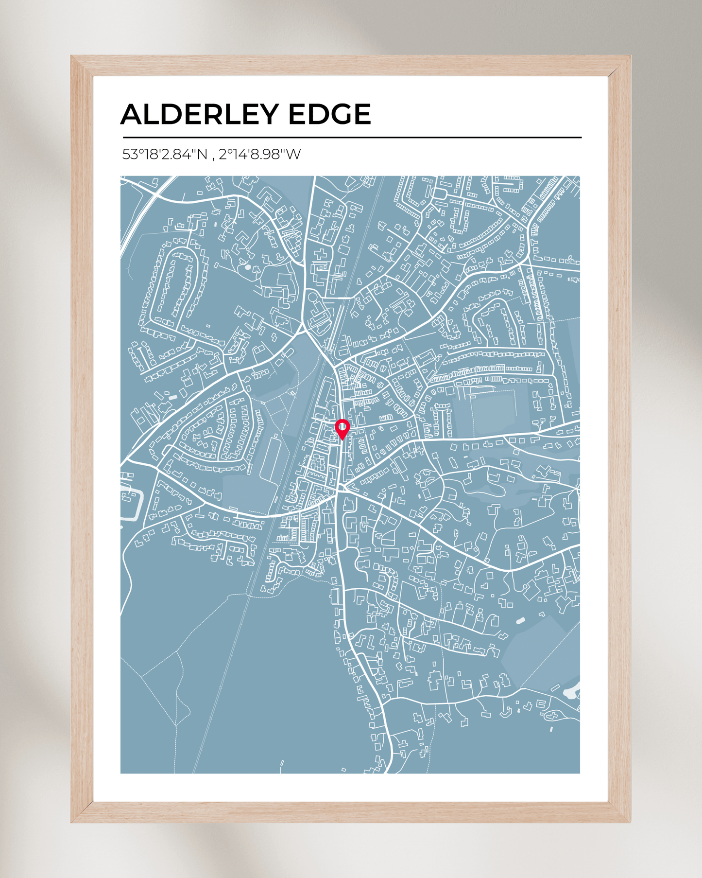Personalised Map of Alderley Edge