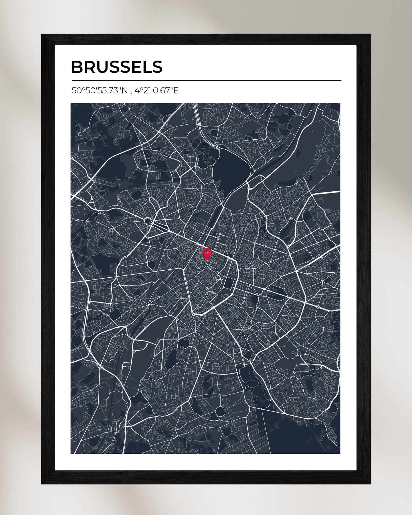 Personalised Map of Brussels