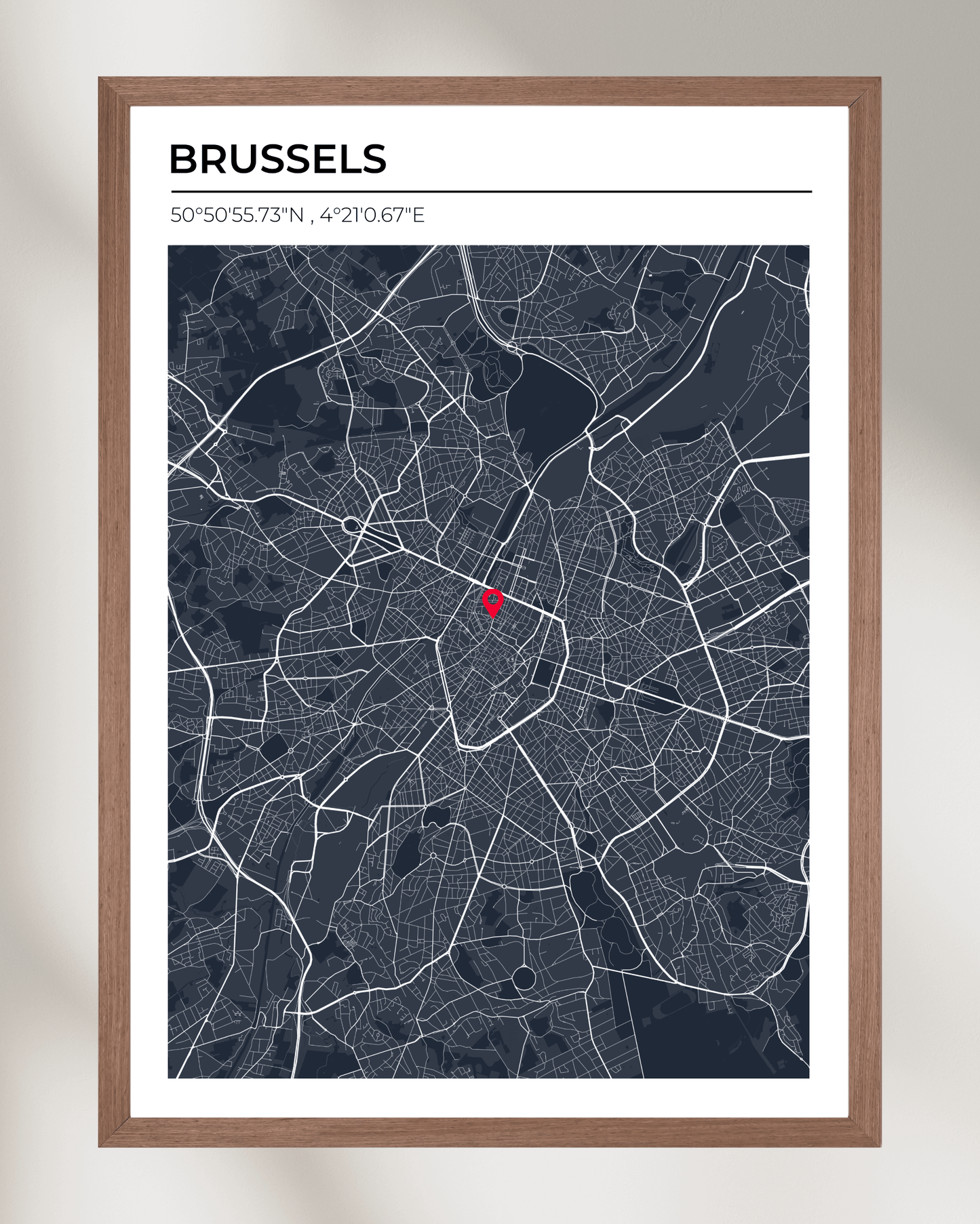 Personalised Map of Brussels
