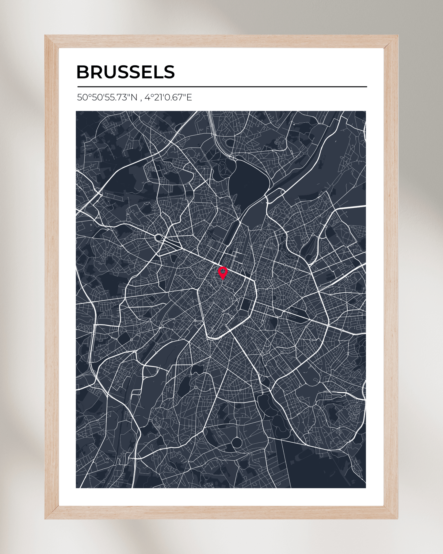 Personalised Map of Brussels