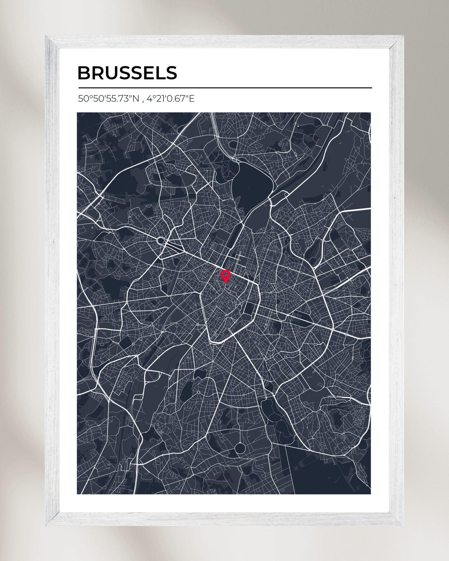 Personalised Map of Brussels