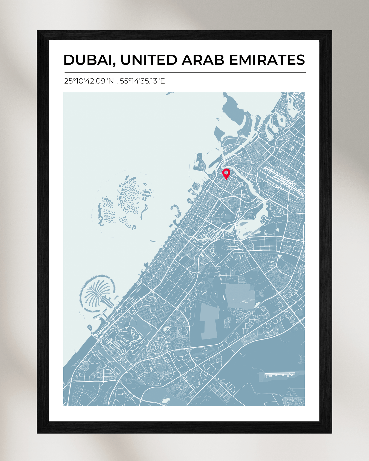 Personalised Map of Dubai