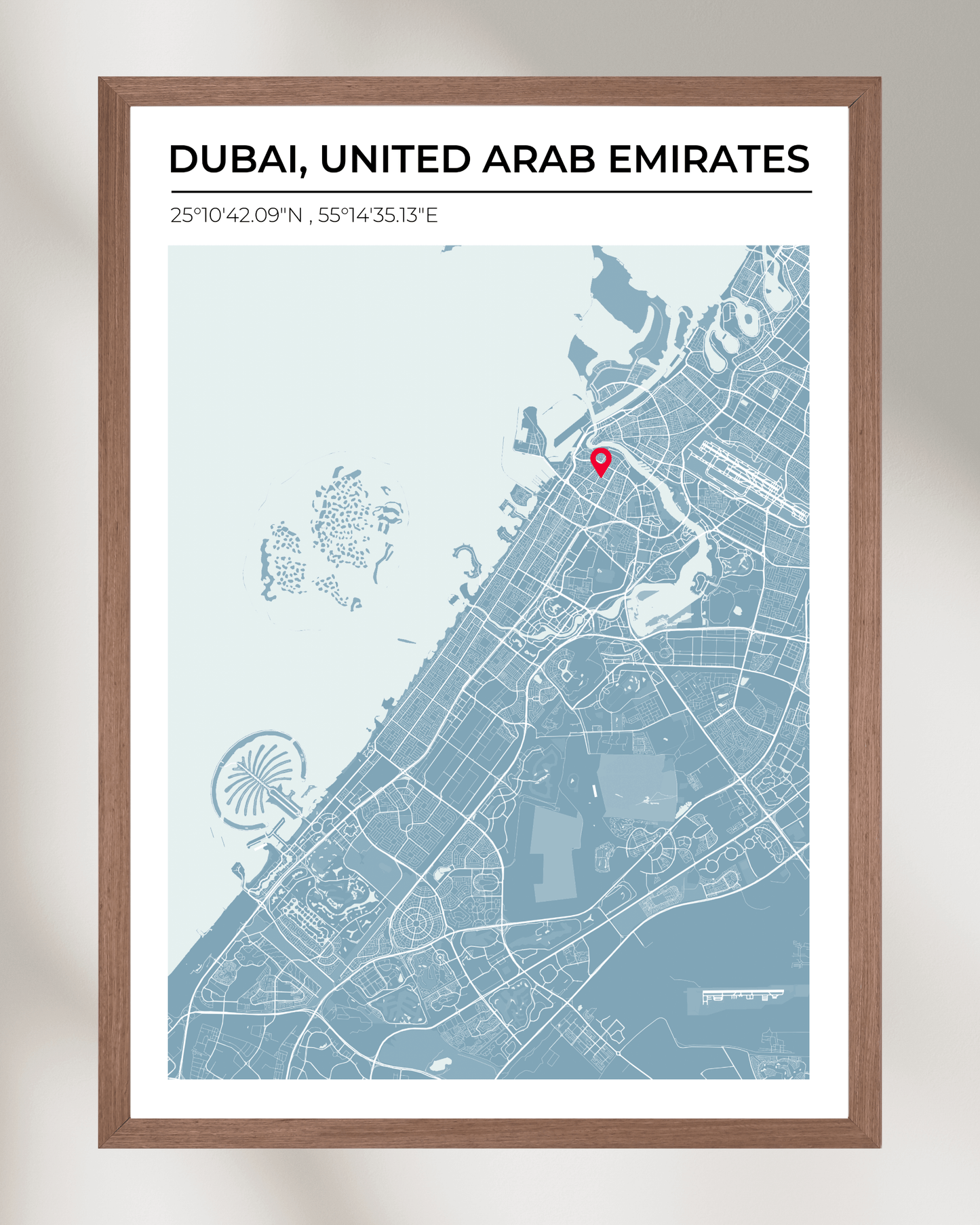 Personalised Map of Dubai