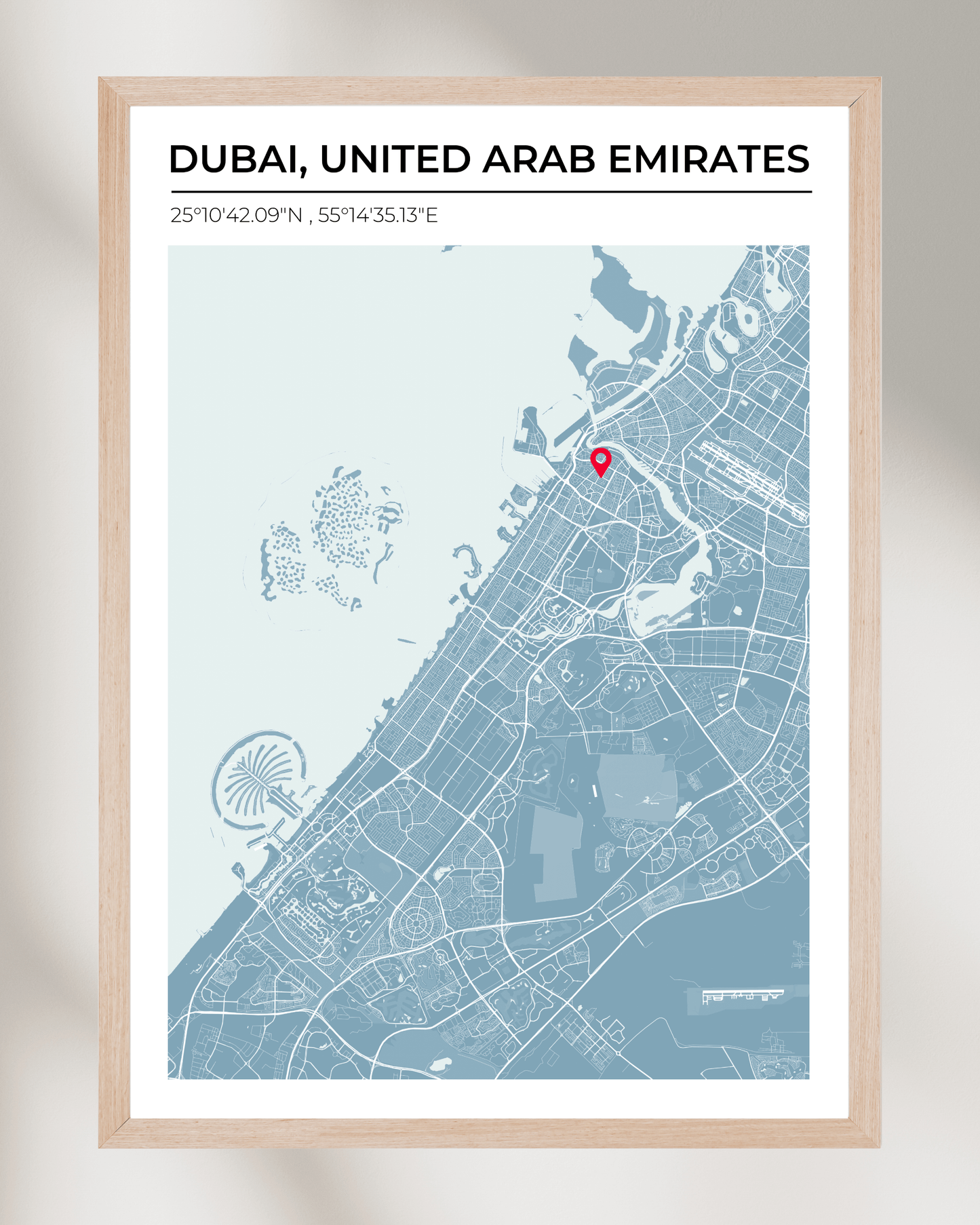 Personalised Map of Dubai