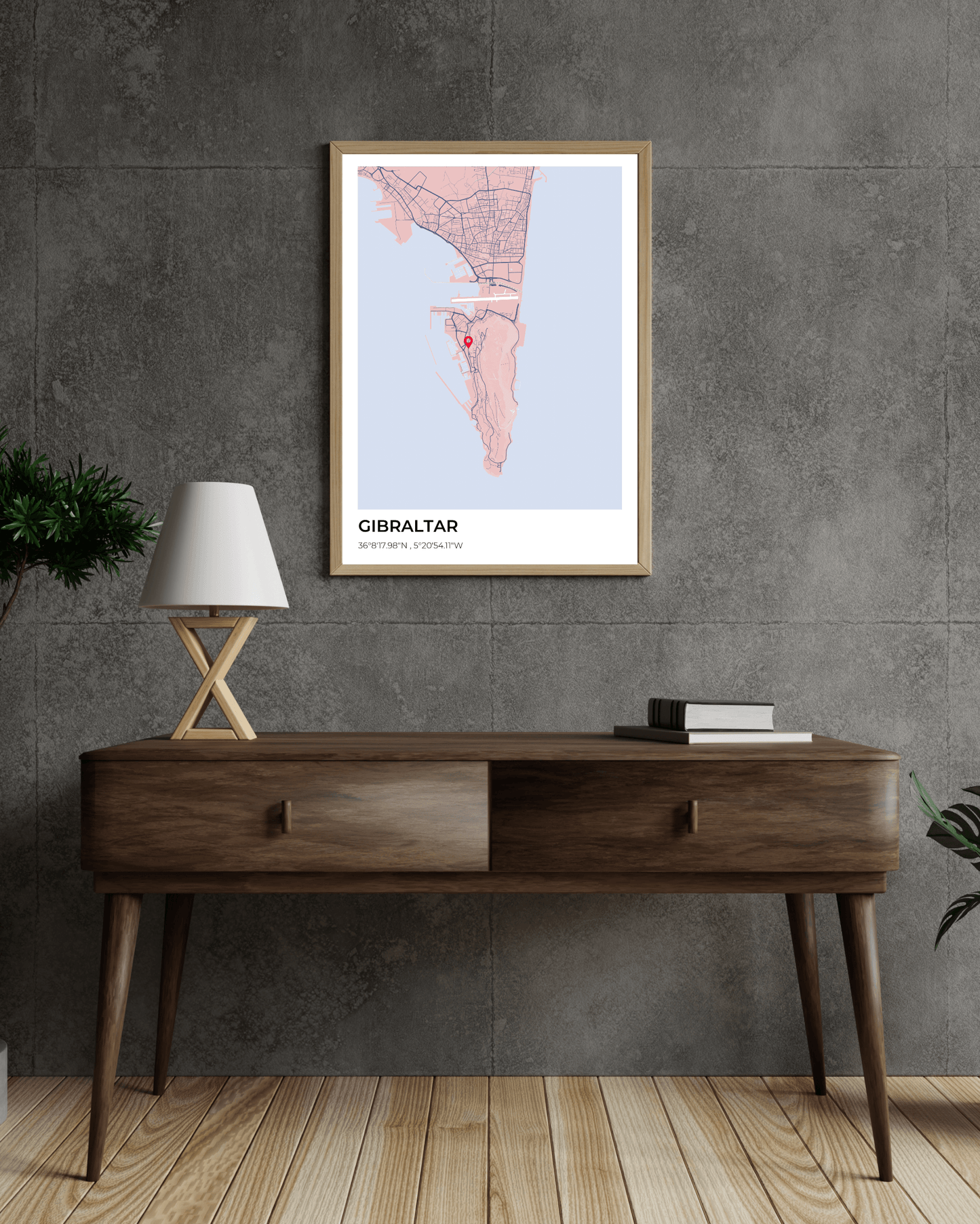Personalised Map of Gibraltar
