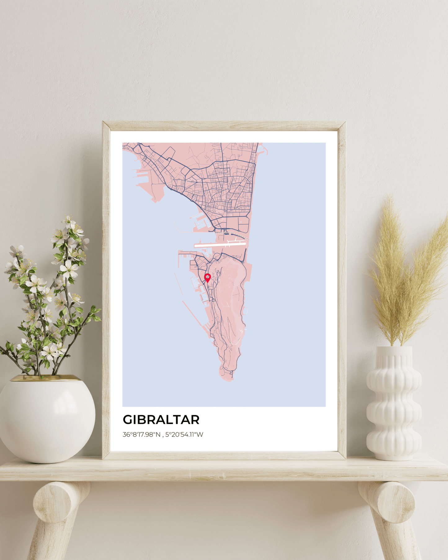 Personalised Map of Gibraltar