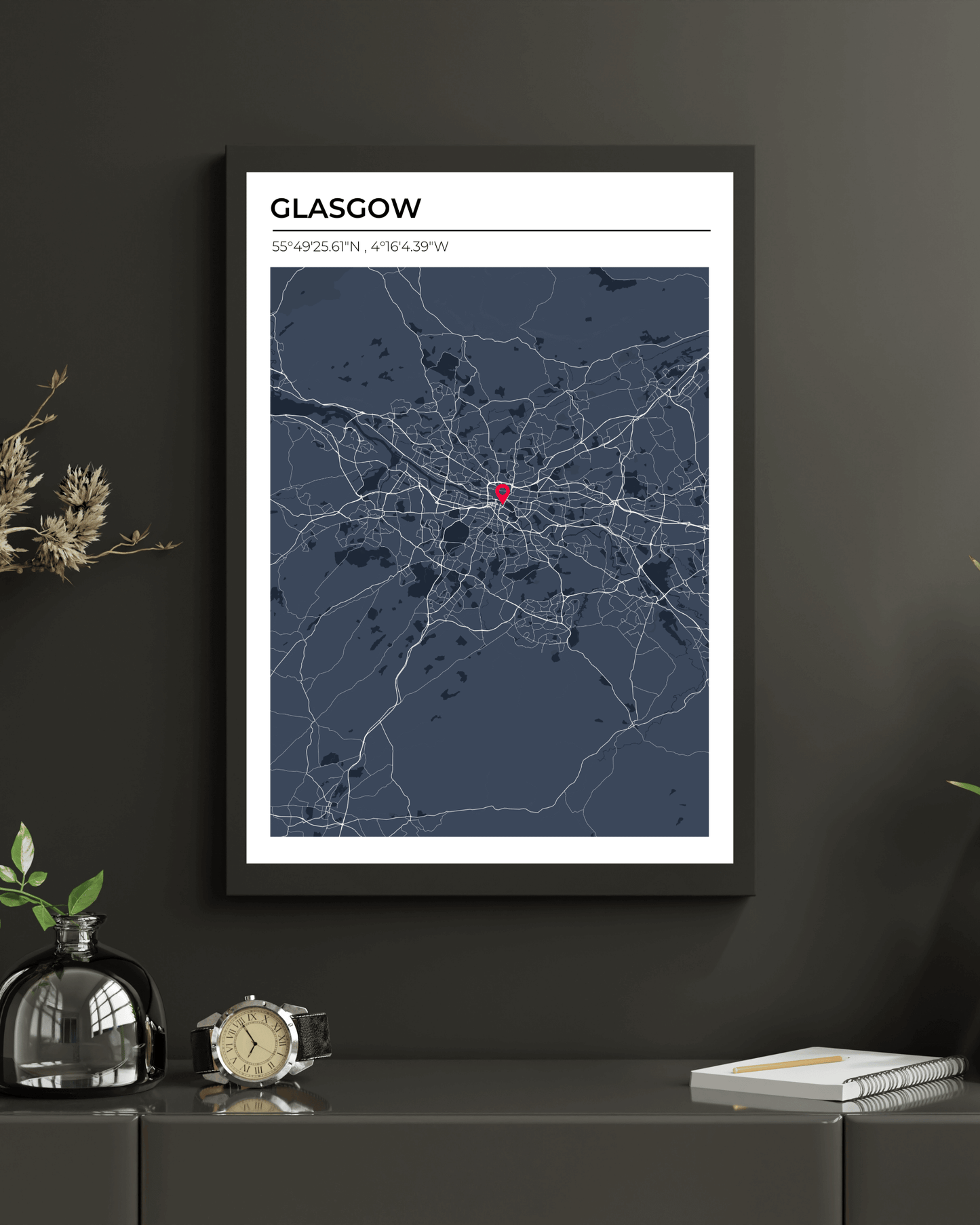 Personalised Map of Glasgow