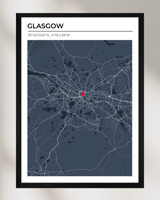 Personalised Map of Glasgow