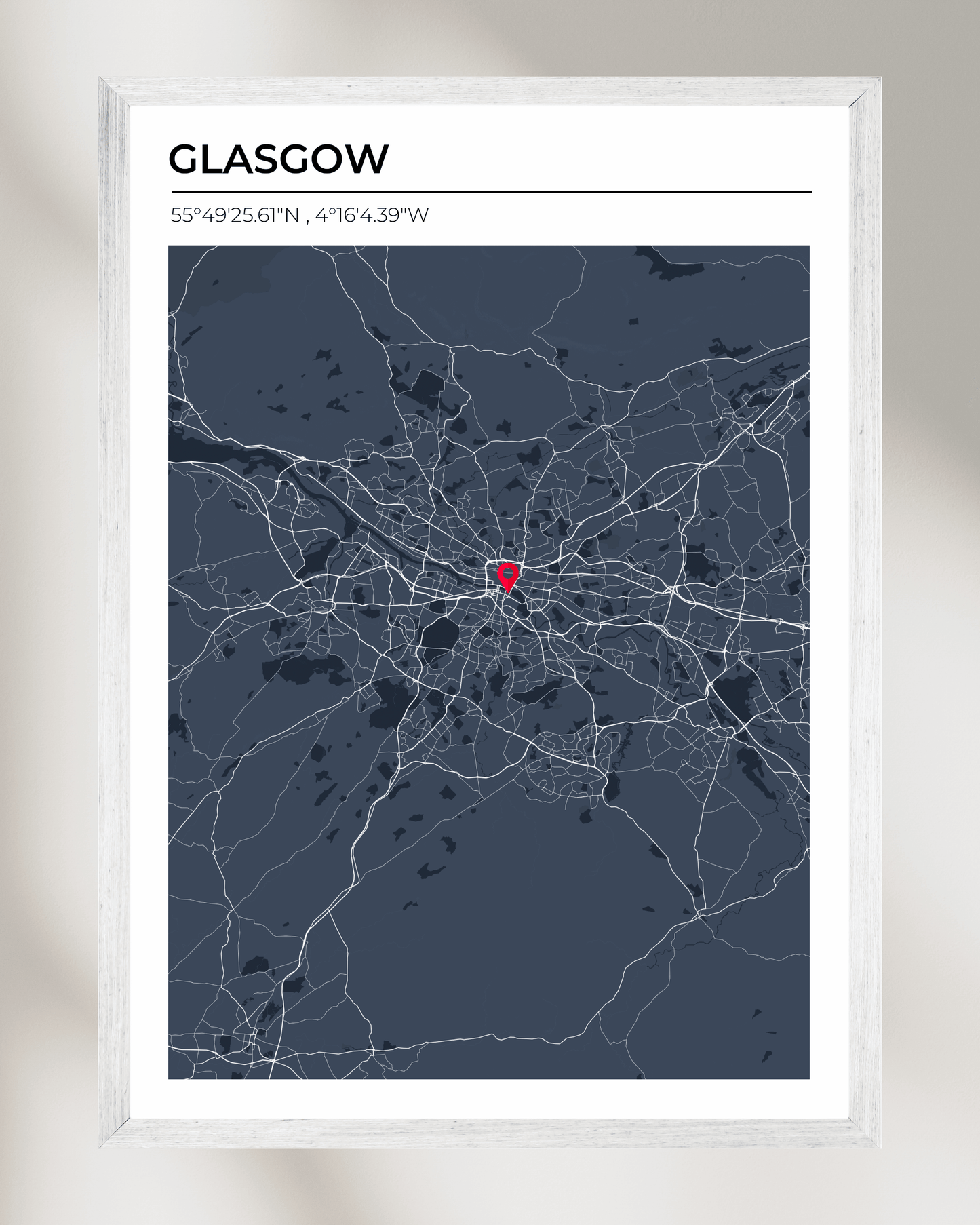 Personalised Map of Glasgow