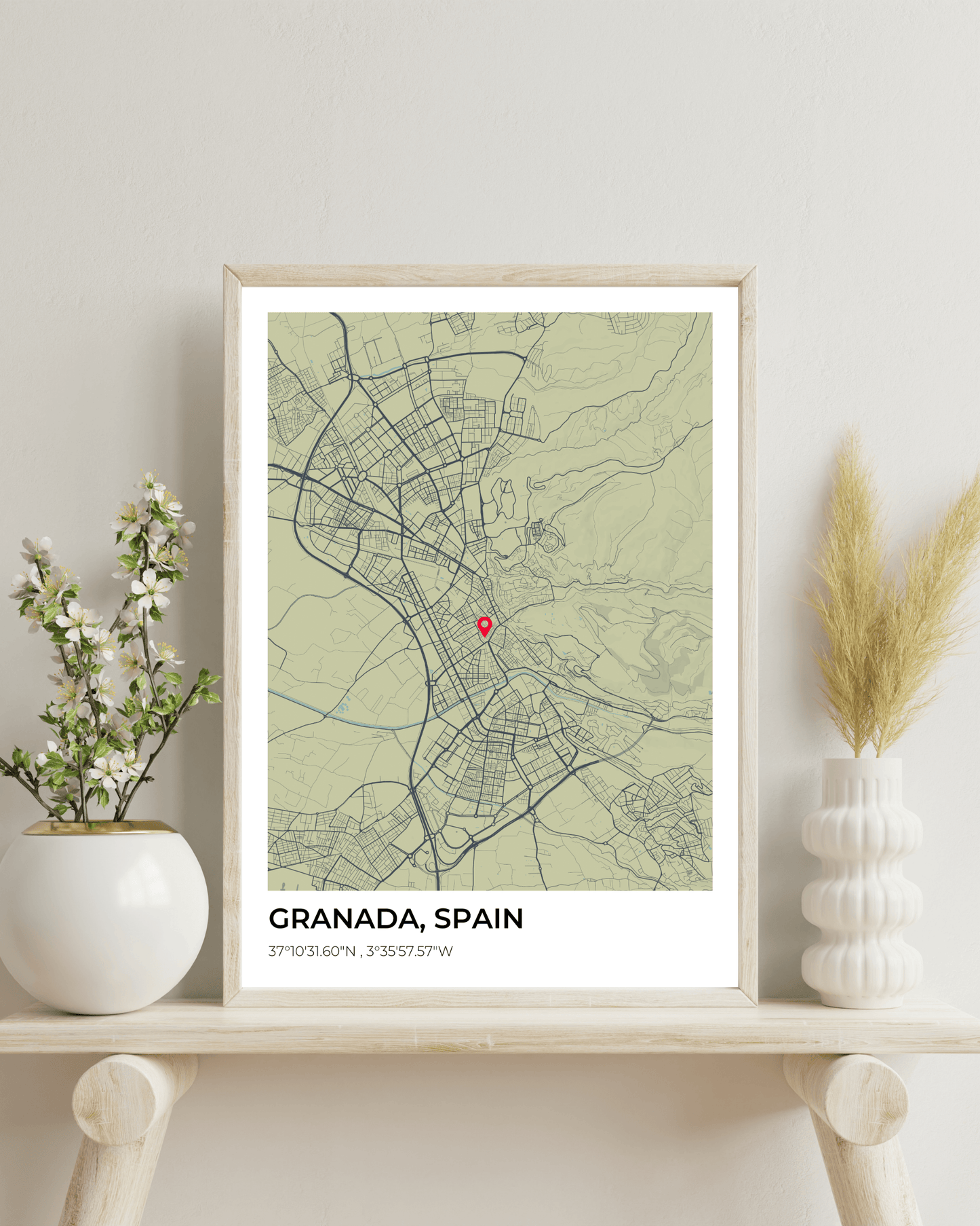 Personalised Map of Granada