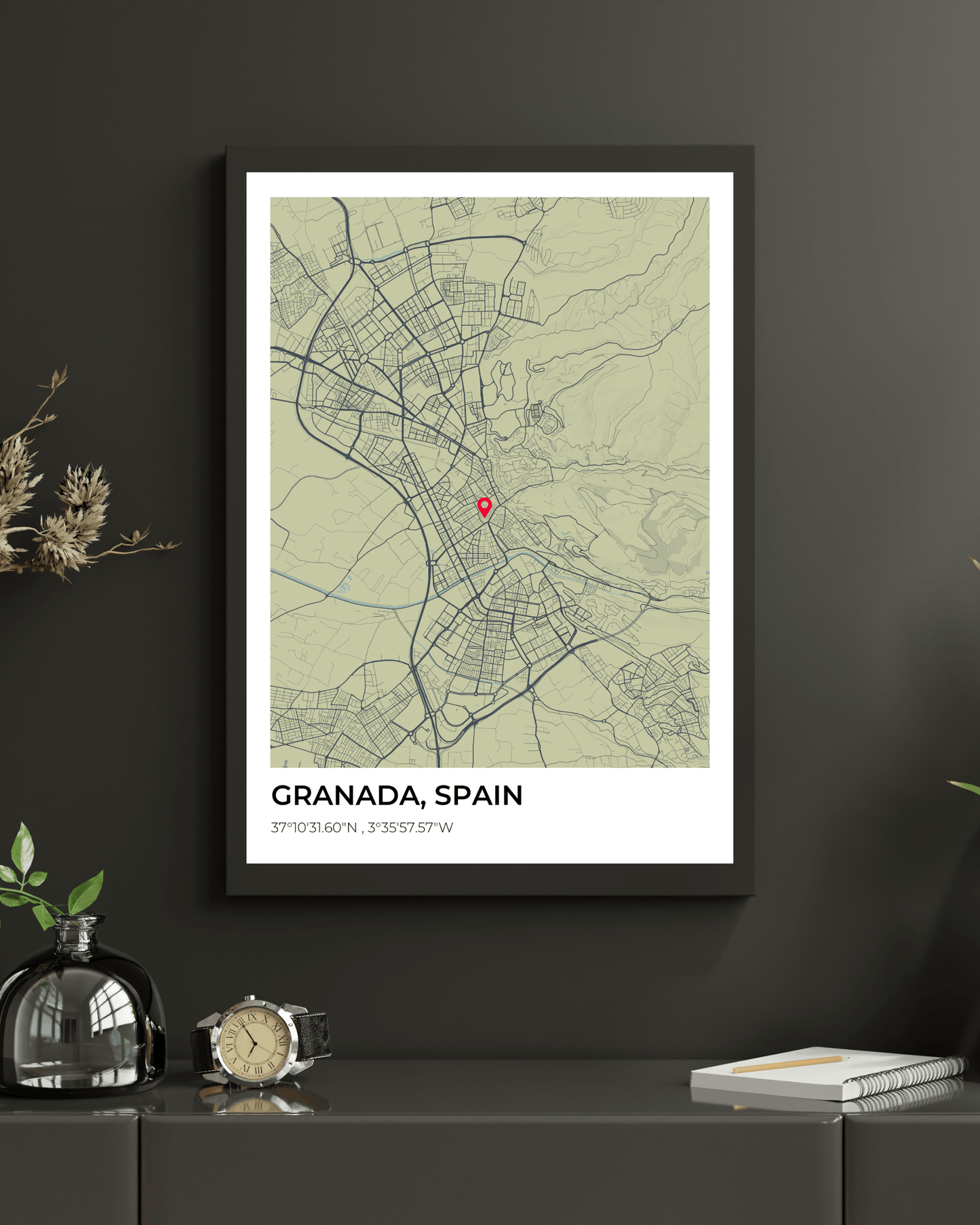 Personalised Map of Granada