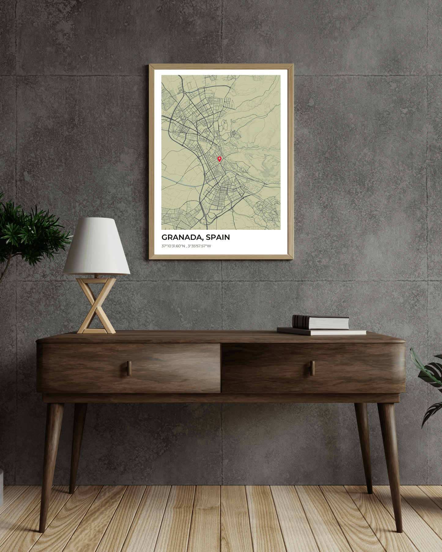 Personalised Map of Granada