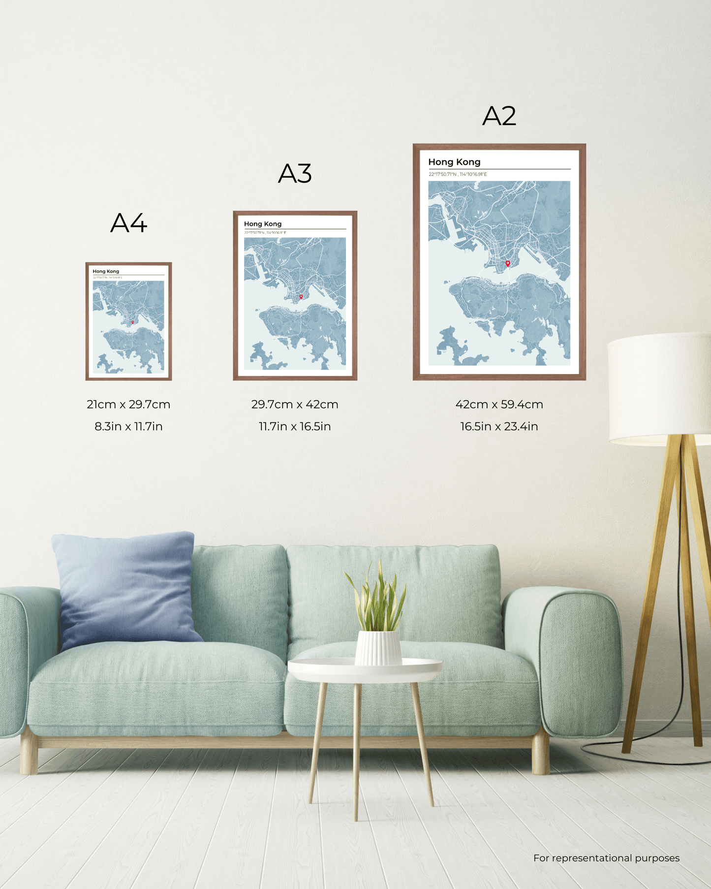 Personalised Map of Hong Kong