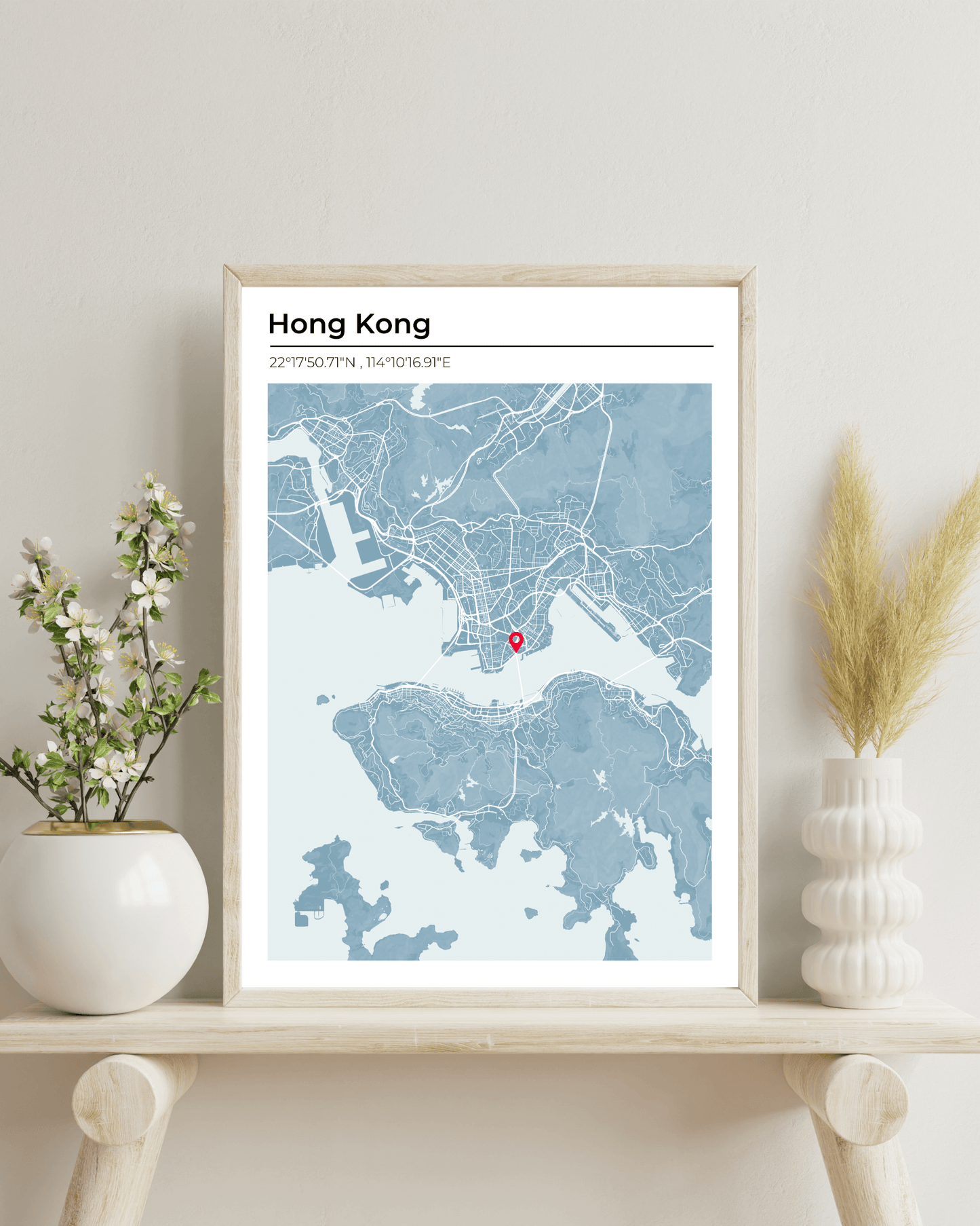 Personalised Map of Hong Kong