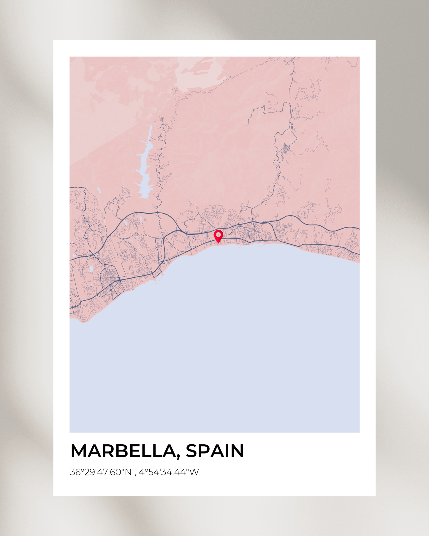 Personalised Map of Marbella